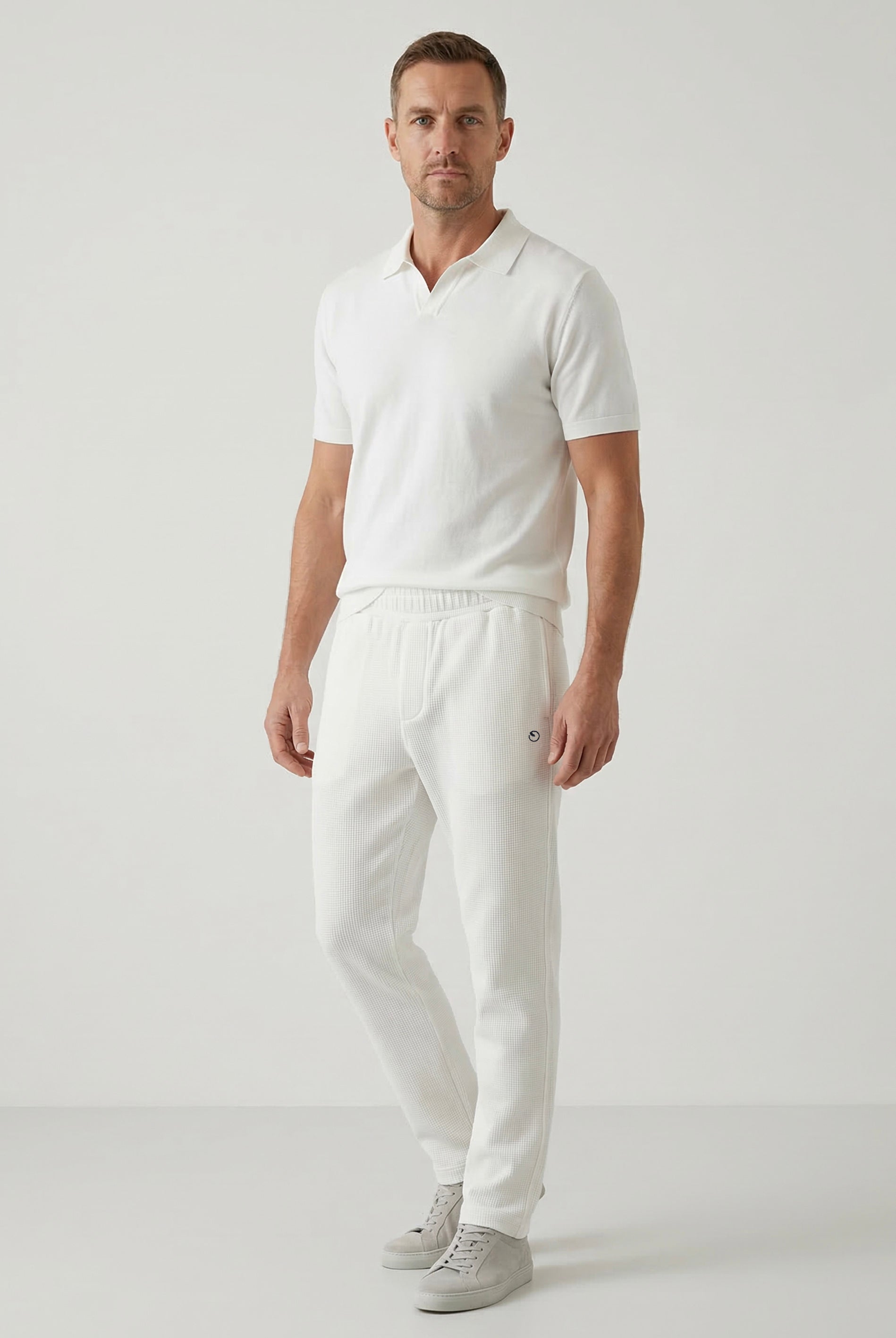 POZZAN | Waffel Jogginghose aus Bio-Baumwolle & recyceltem Polyester