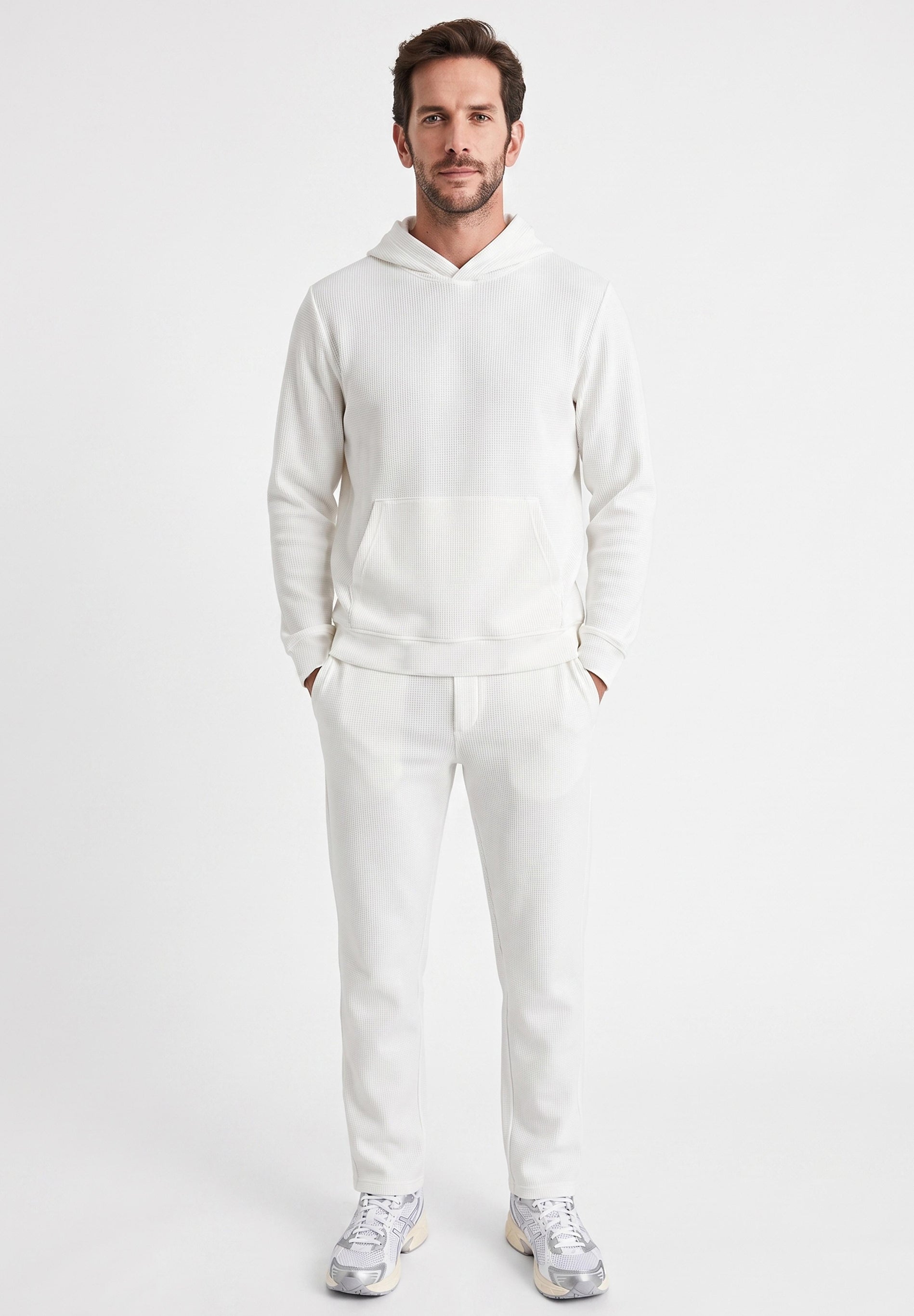 POZZAN | Waffel Jogginghose aus Bio-Baumwolle & recyceltem Polyester