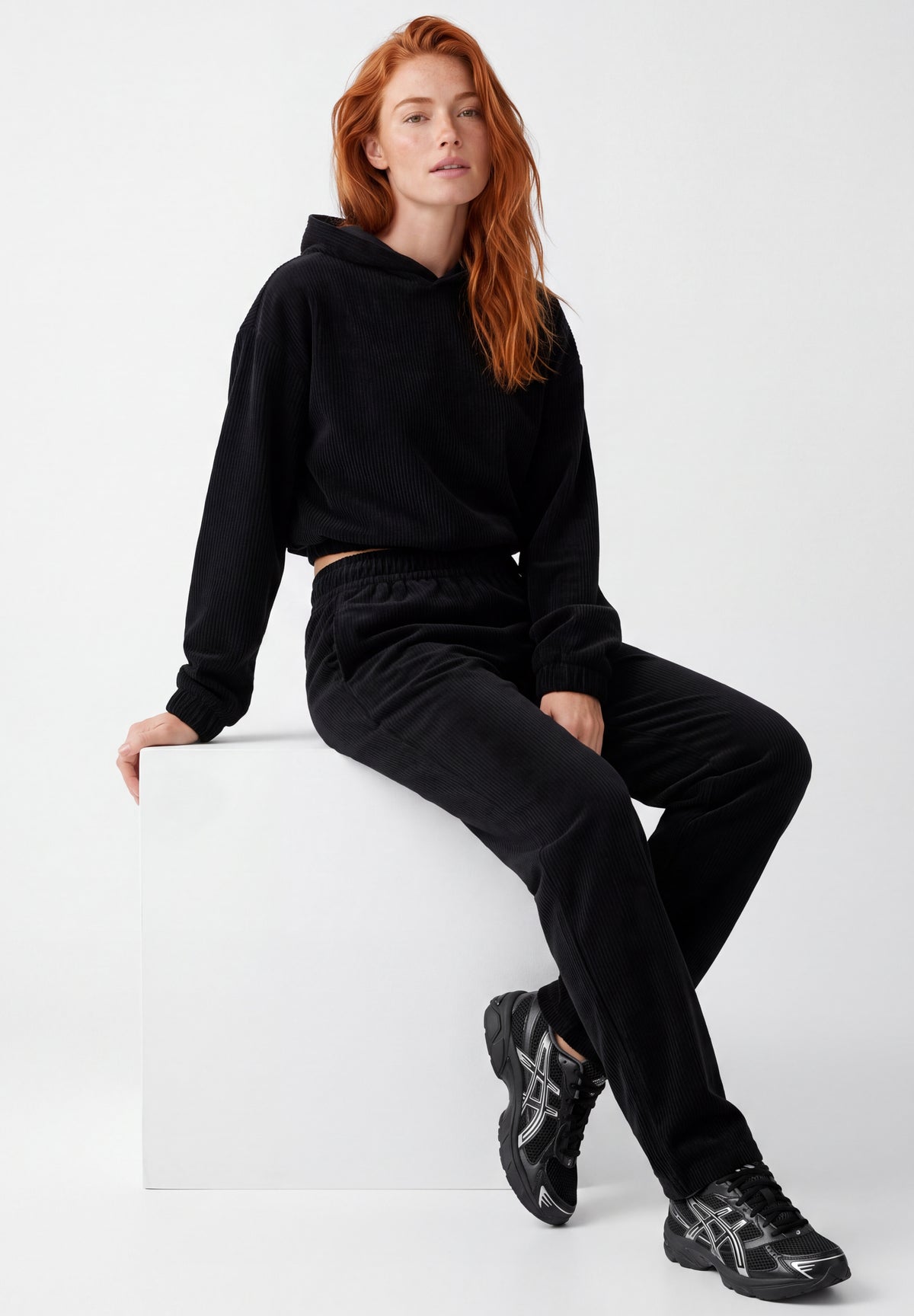 Cord-Sweathose aus Bio-Baumwolle