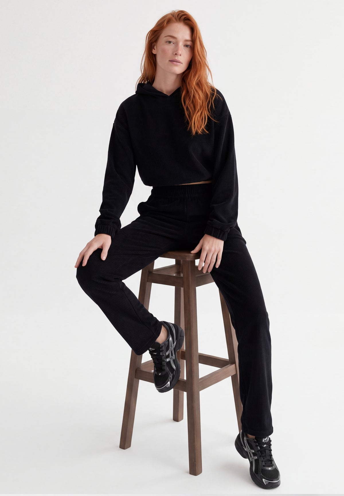Cord-Sweathose aus Bio-Baumwolle