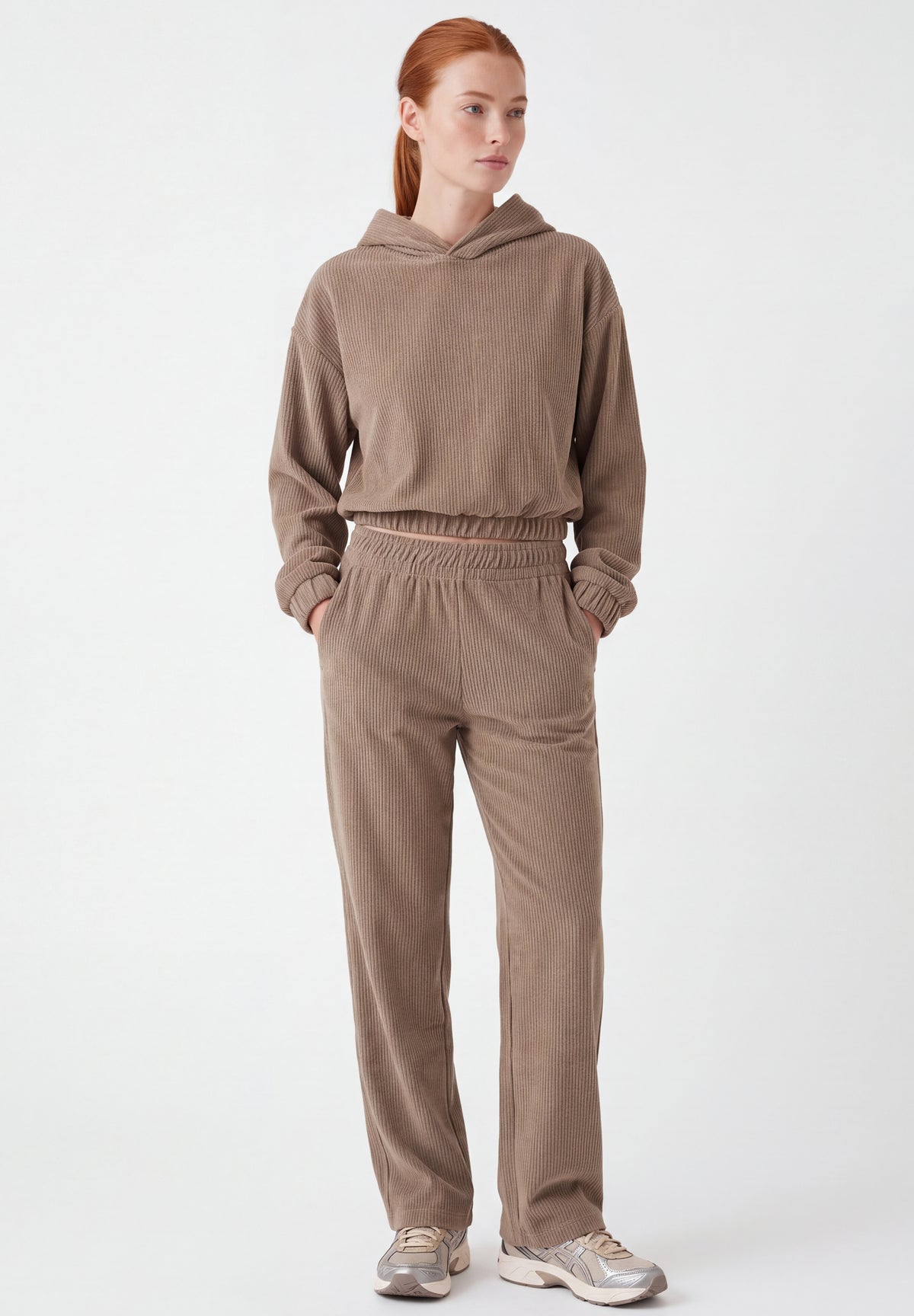Cord-Sweathose aus Bio-Baumwolle