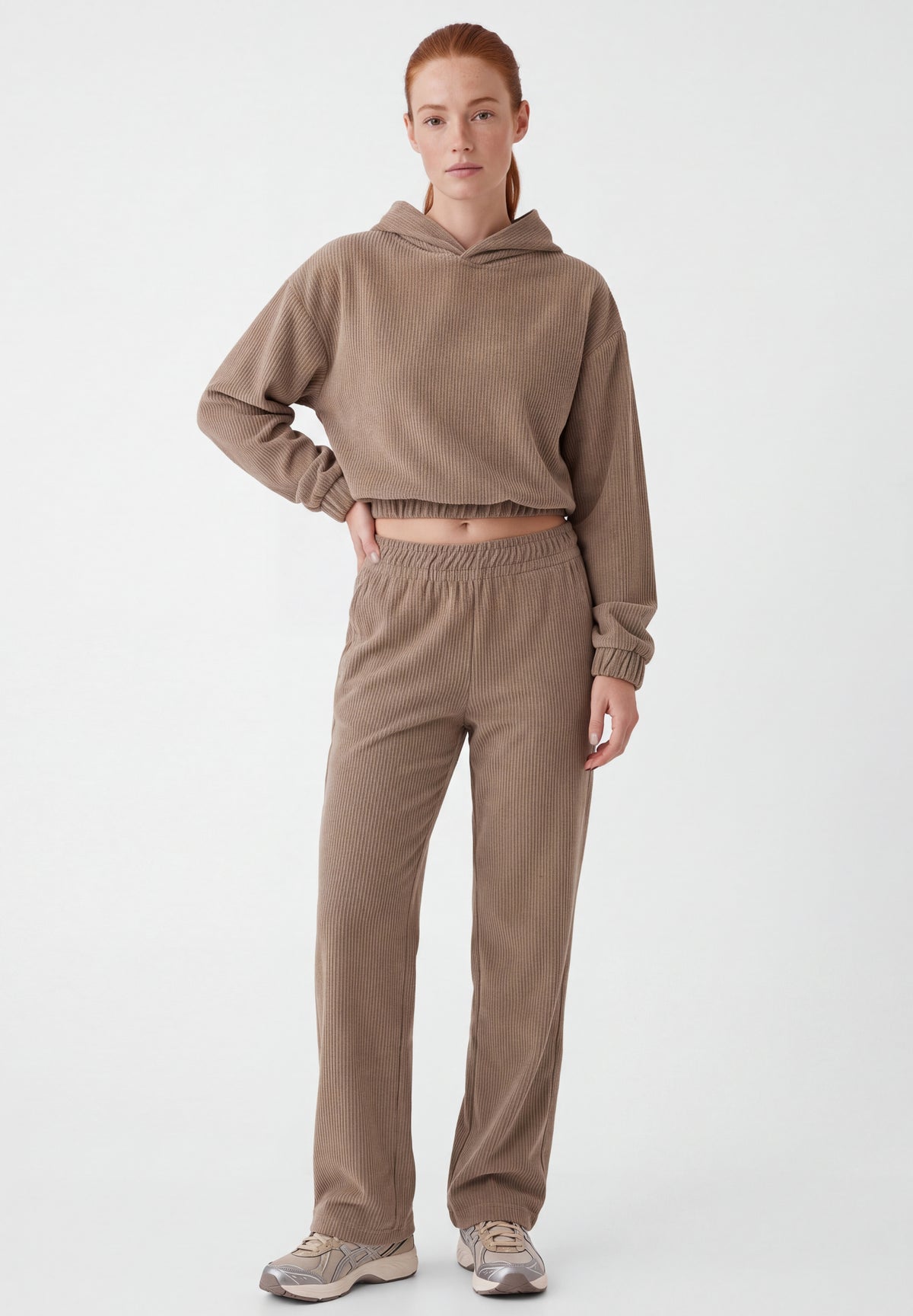 Cord-Sweathose aus Bio-Baumwolle