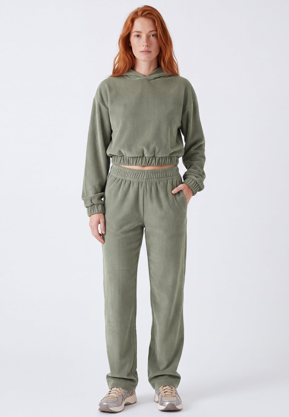 Cord-Sweathose aus Bio-Baumwolle