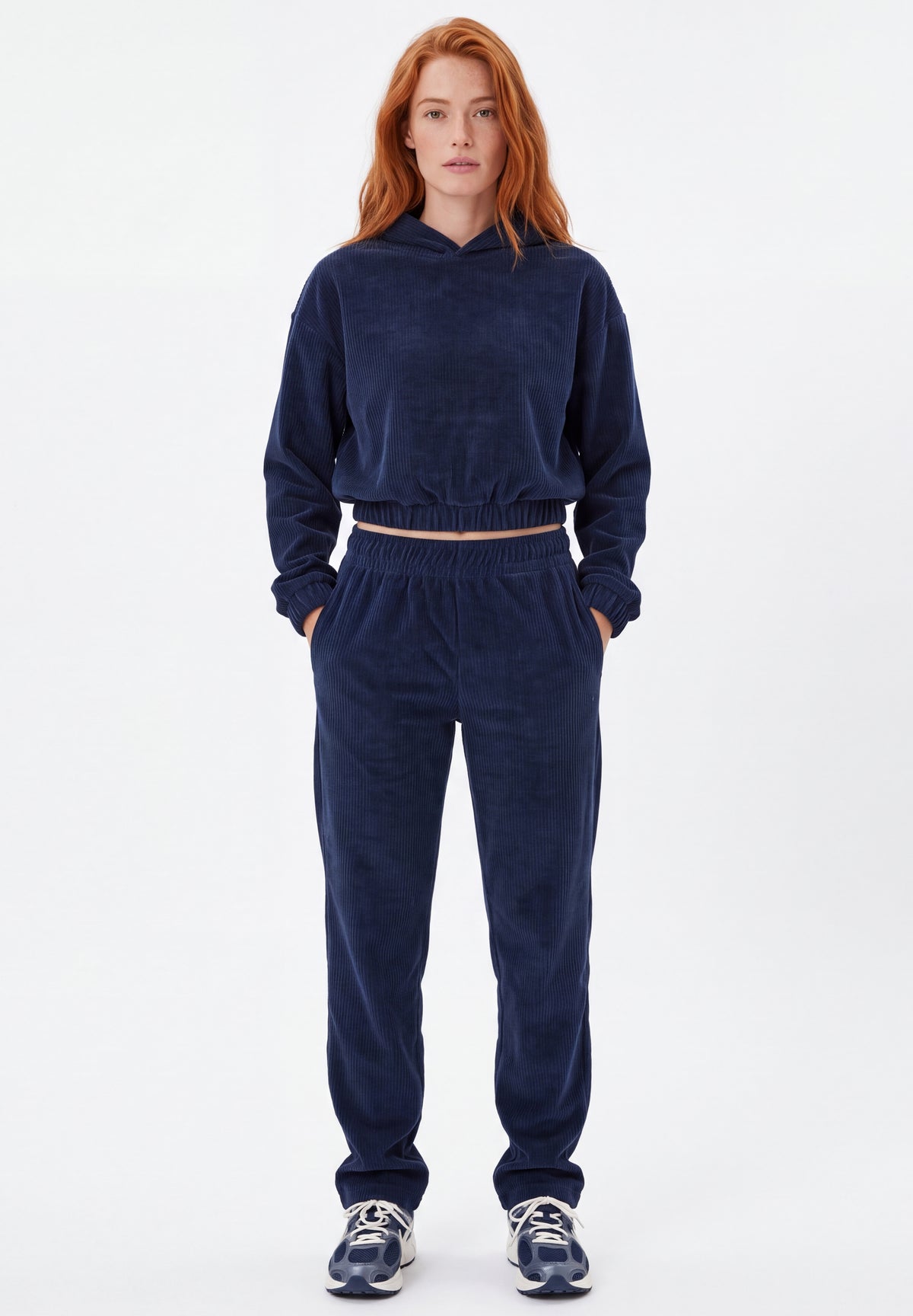 PRISCILLA | Cord-Sweathose aus Bio-Baumwolle