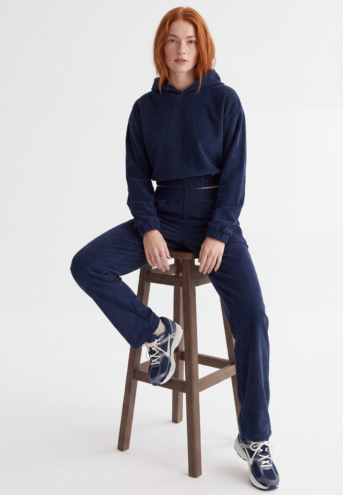 PRISCILLA | Cord-Sweathose aus Bio-Baumwolle