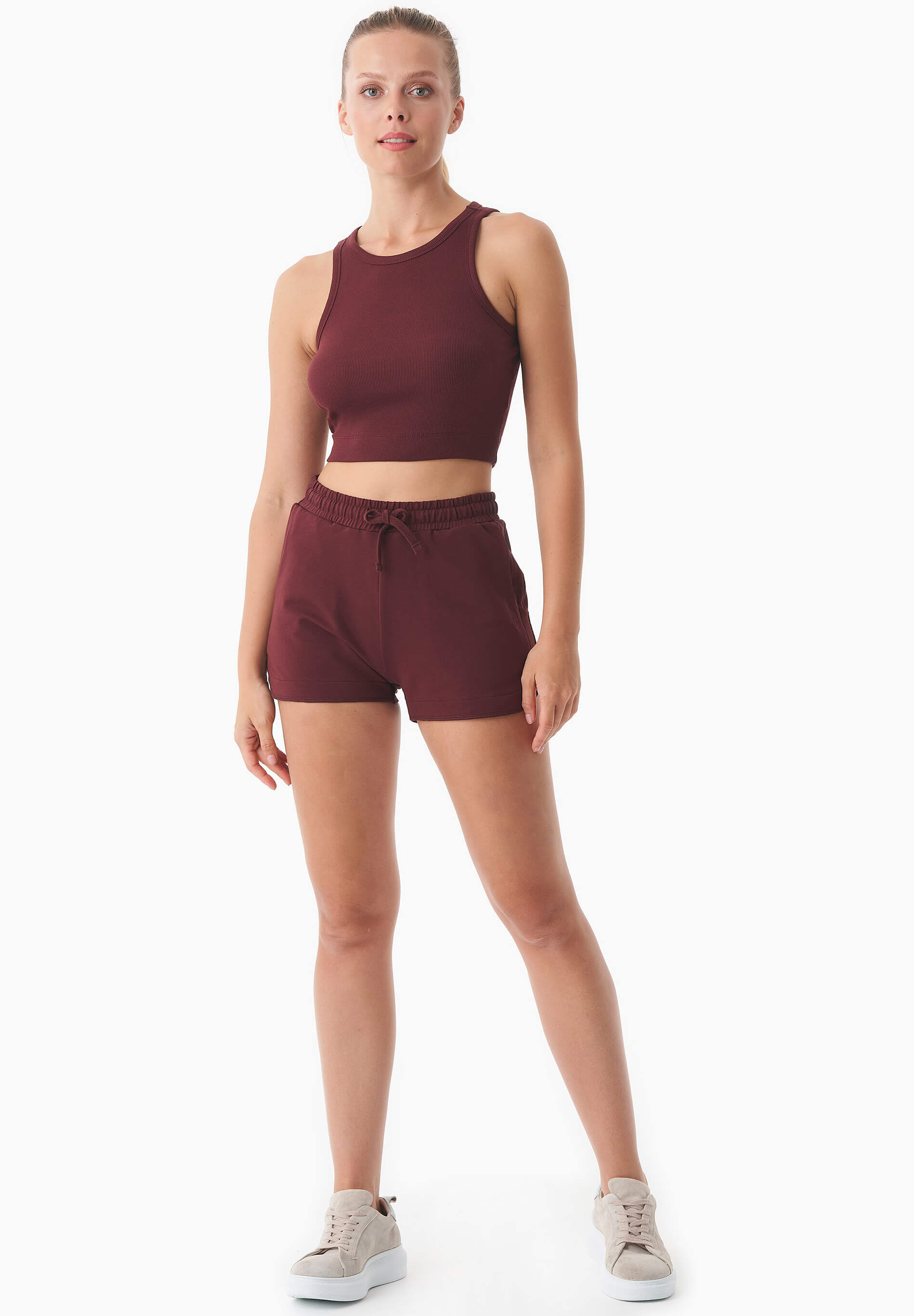 SANNDRA | Leichte Sweatshorts aus Bio-Baumwolle