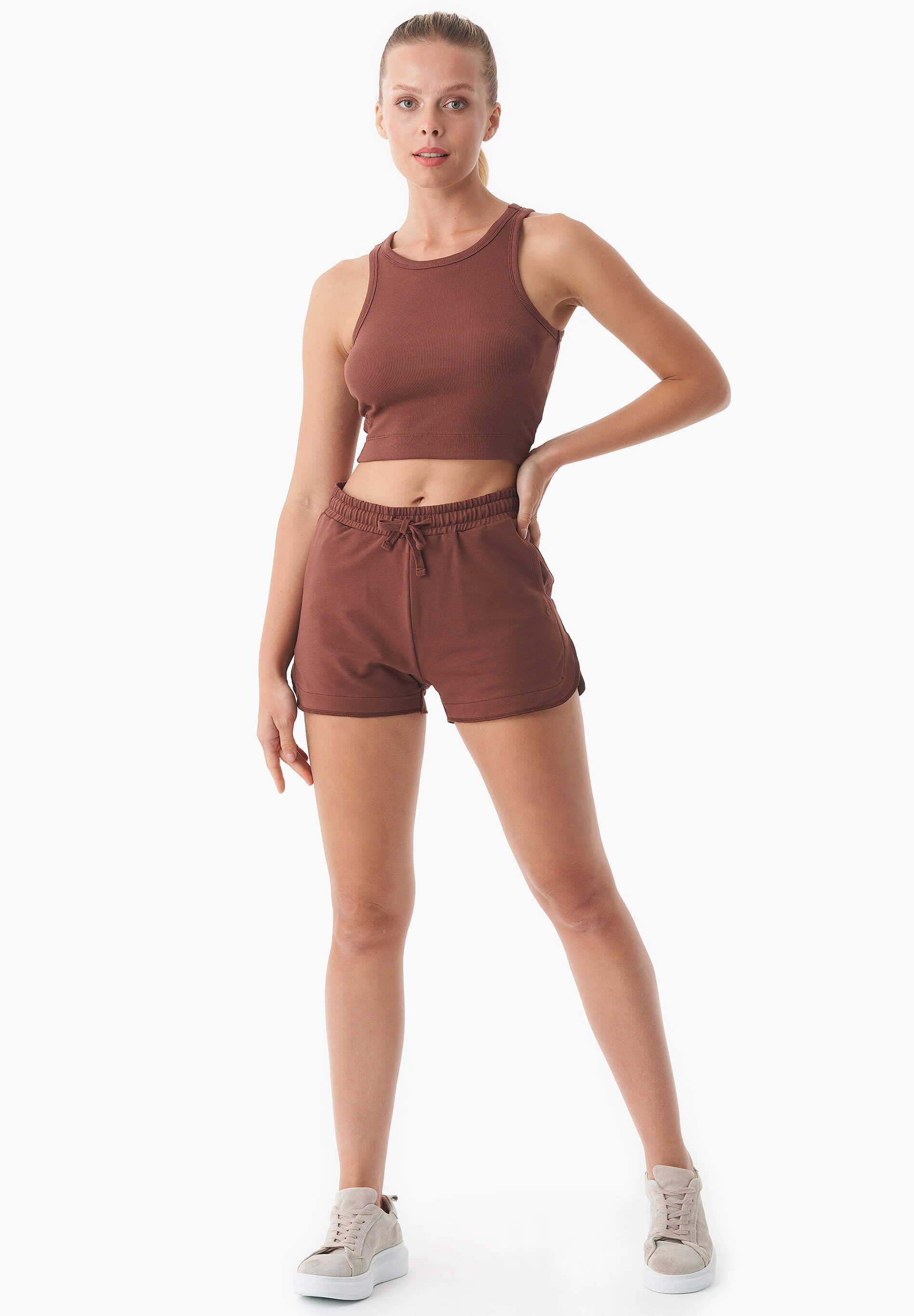 SANNDRA | Leichte Sweatshorts aus Bio-Baumwolle