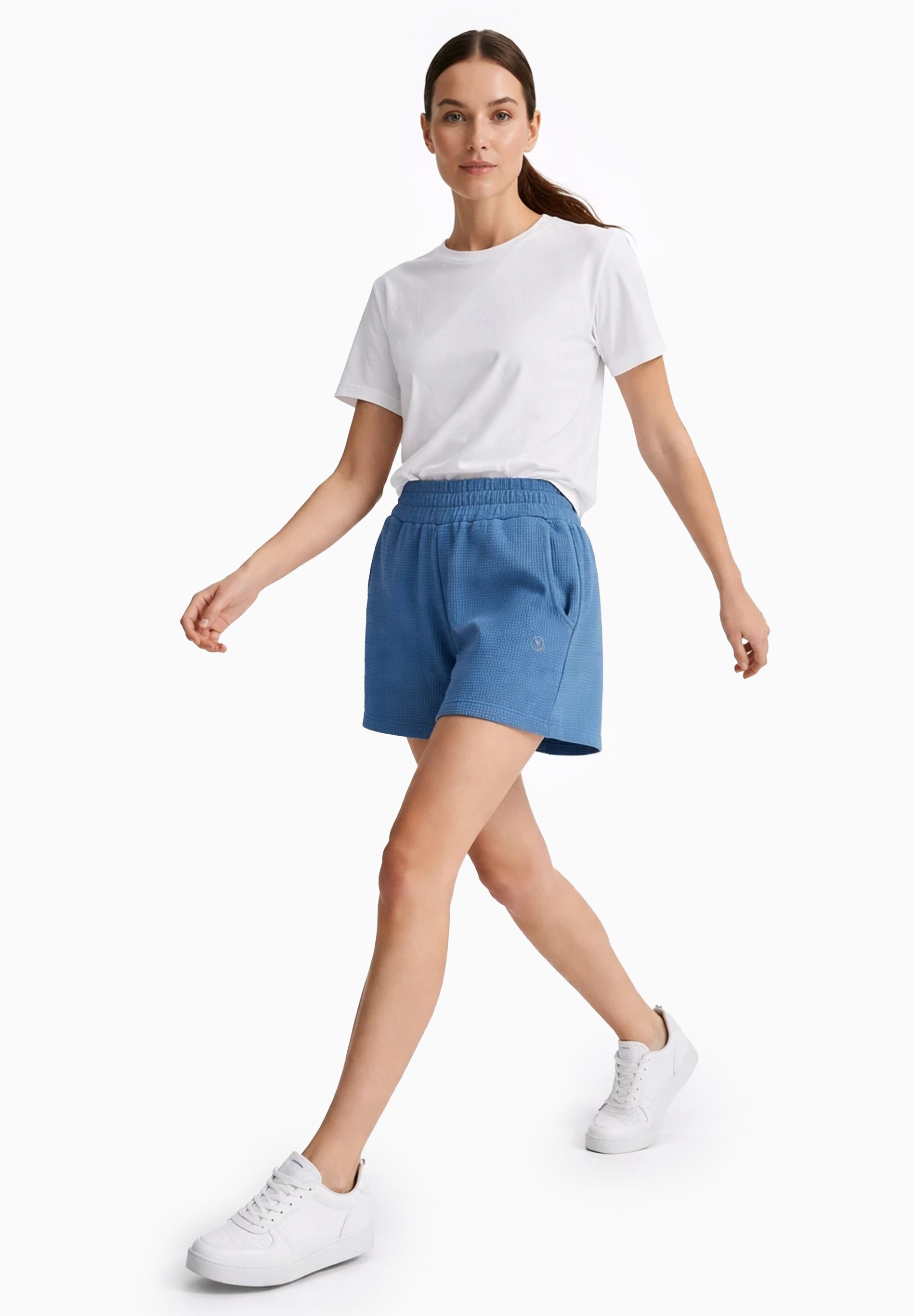SAVANNA | Waffel-Shorts aus Bio-Baumwolle und recyceltem Polyester