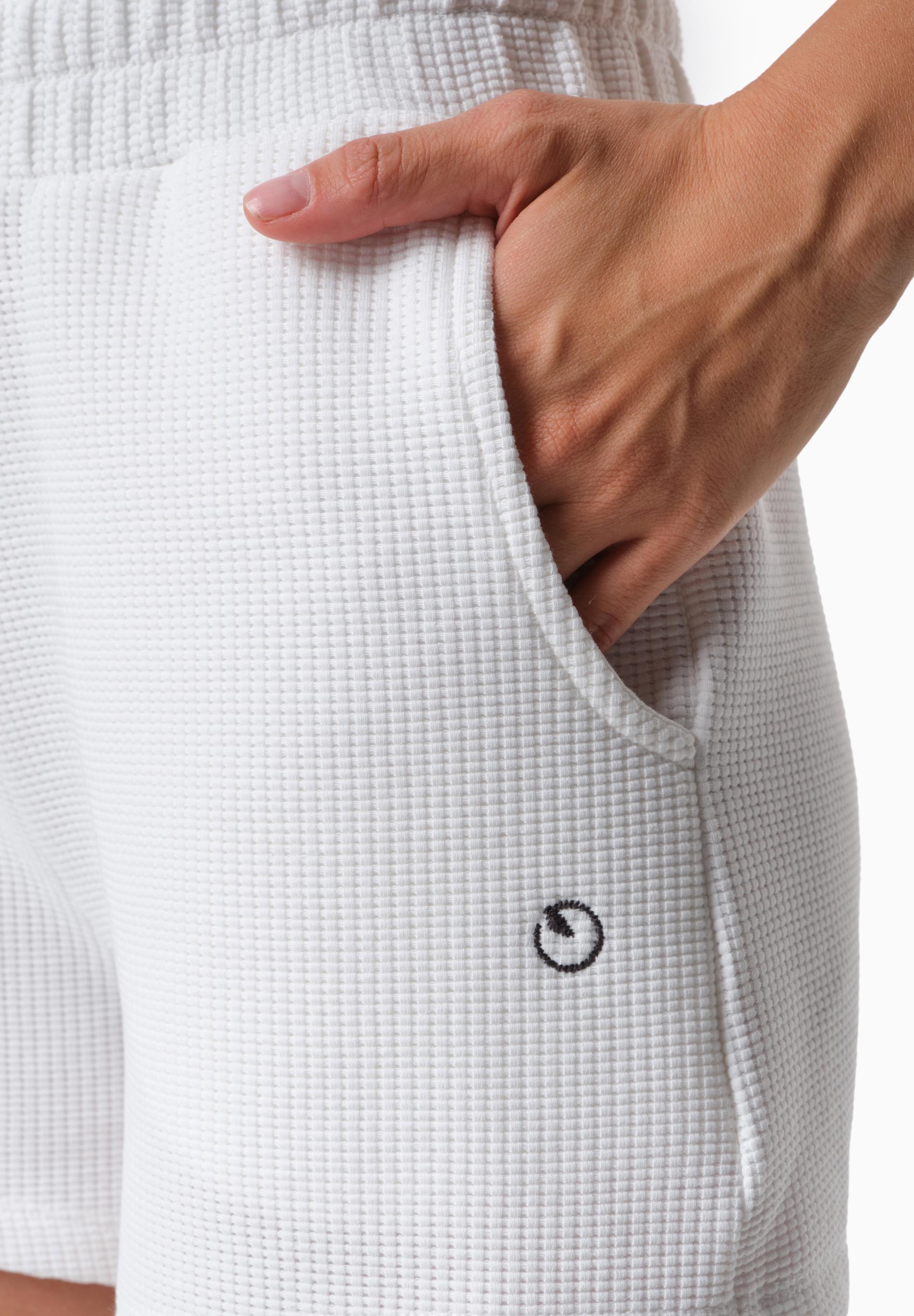 SAVANNA | Waffel Shorts aus Bio-Baumwolle und recyceltem Polyester