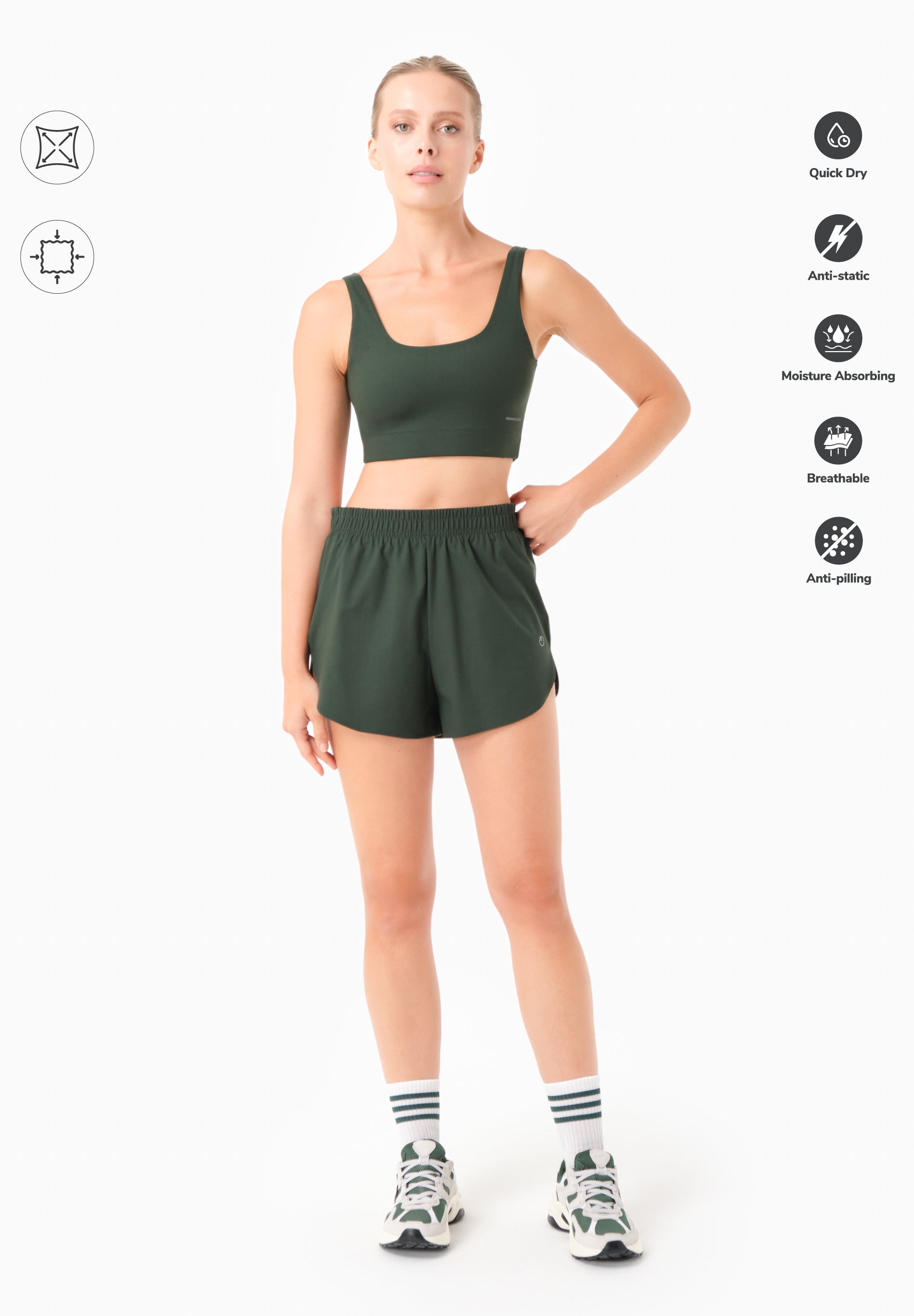 SELENNA | Shorts aus recyceltem Polyamid
