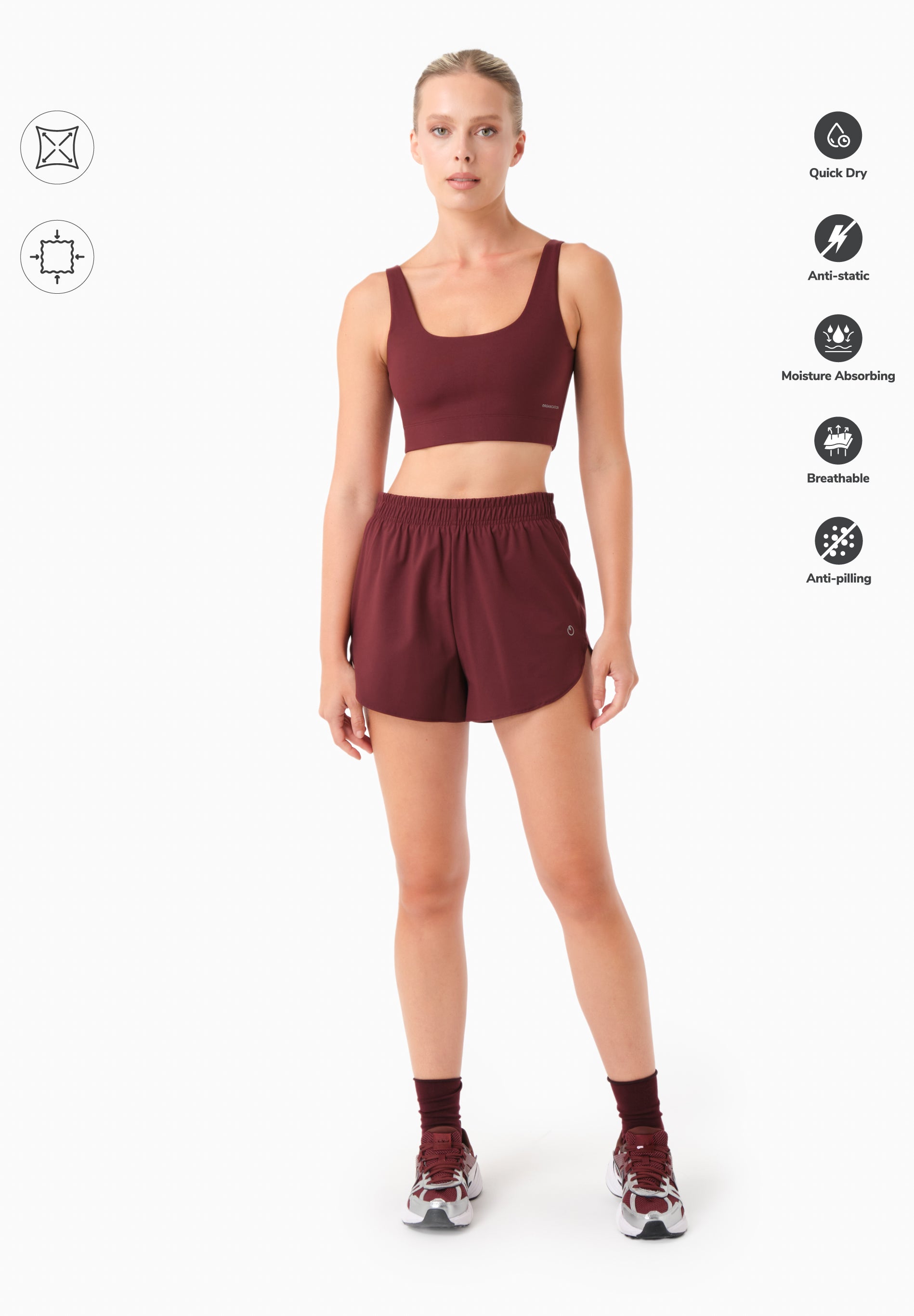 SELENNA | Shorts aus recyceltem Polyamid