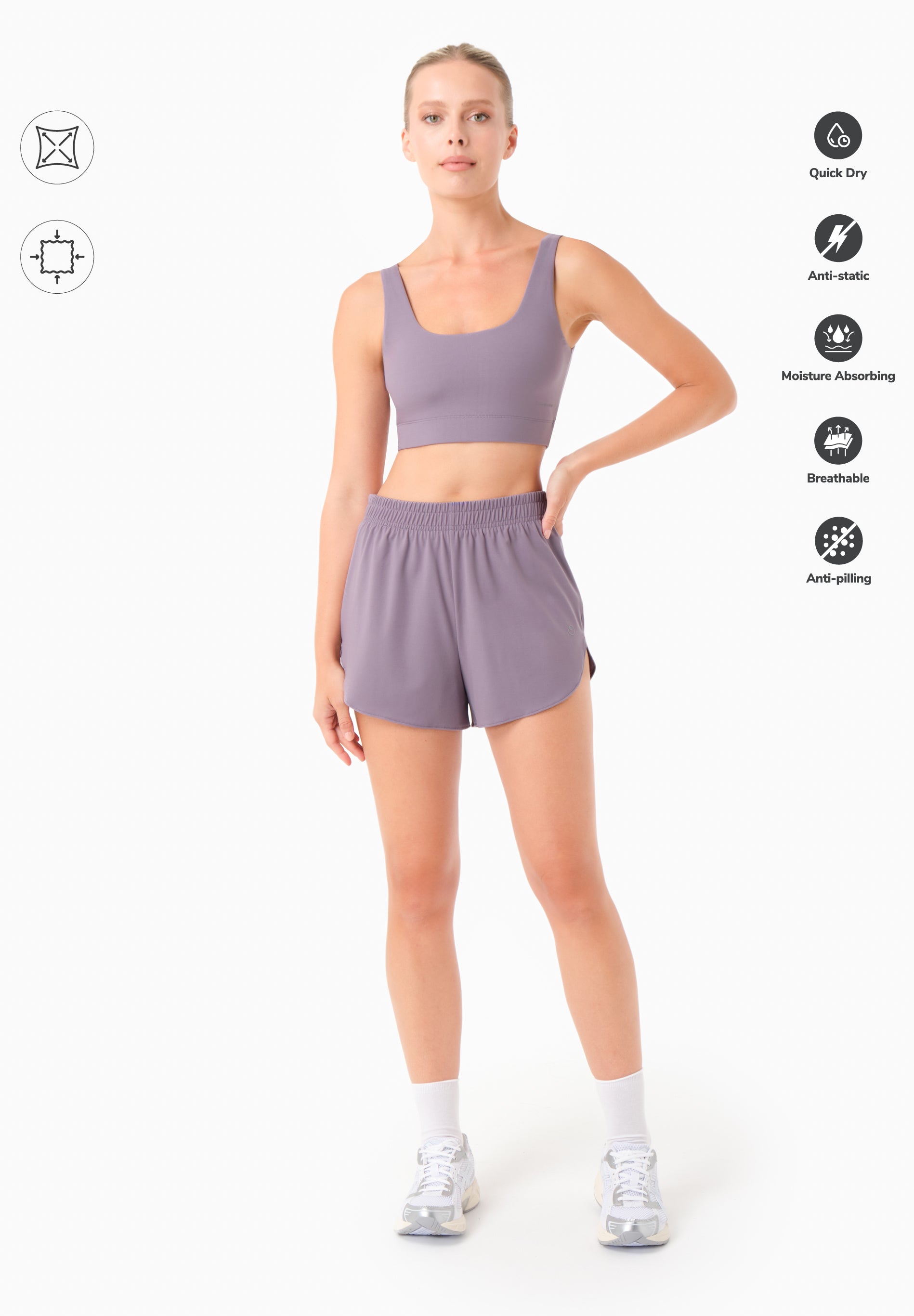 SELENNA | Shorts aus recyceltem Polyamid