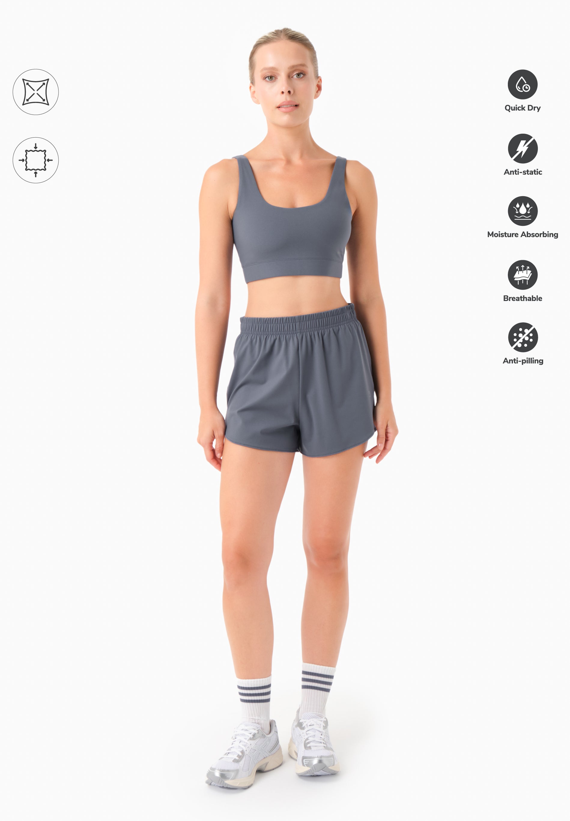 SELENNA | Shorts aus recyceltem Polyamid