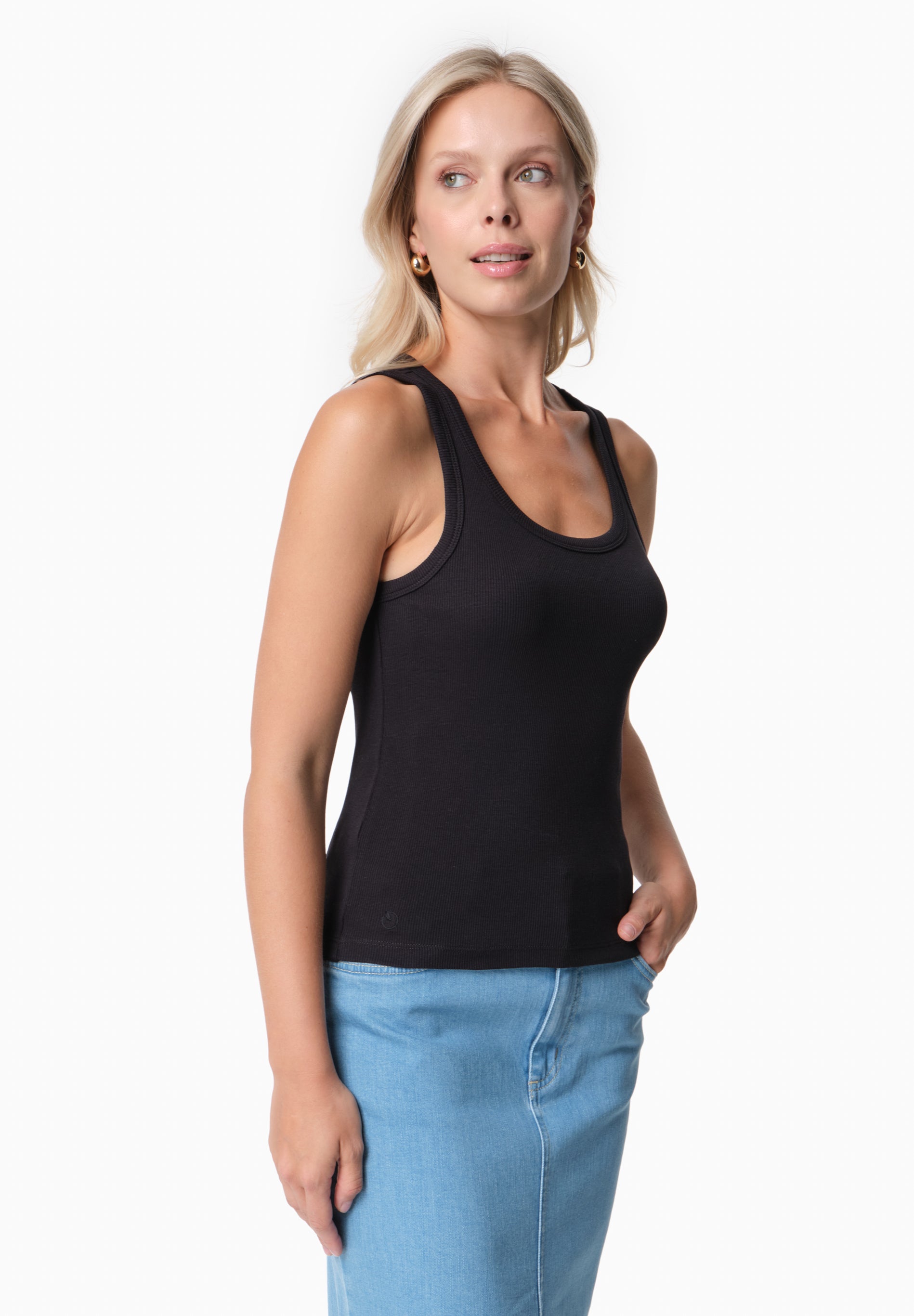 SOFFIA | Rib Top aus Bio-Baumwolle