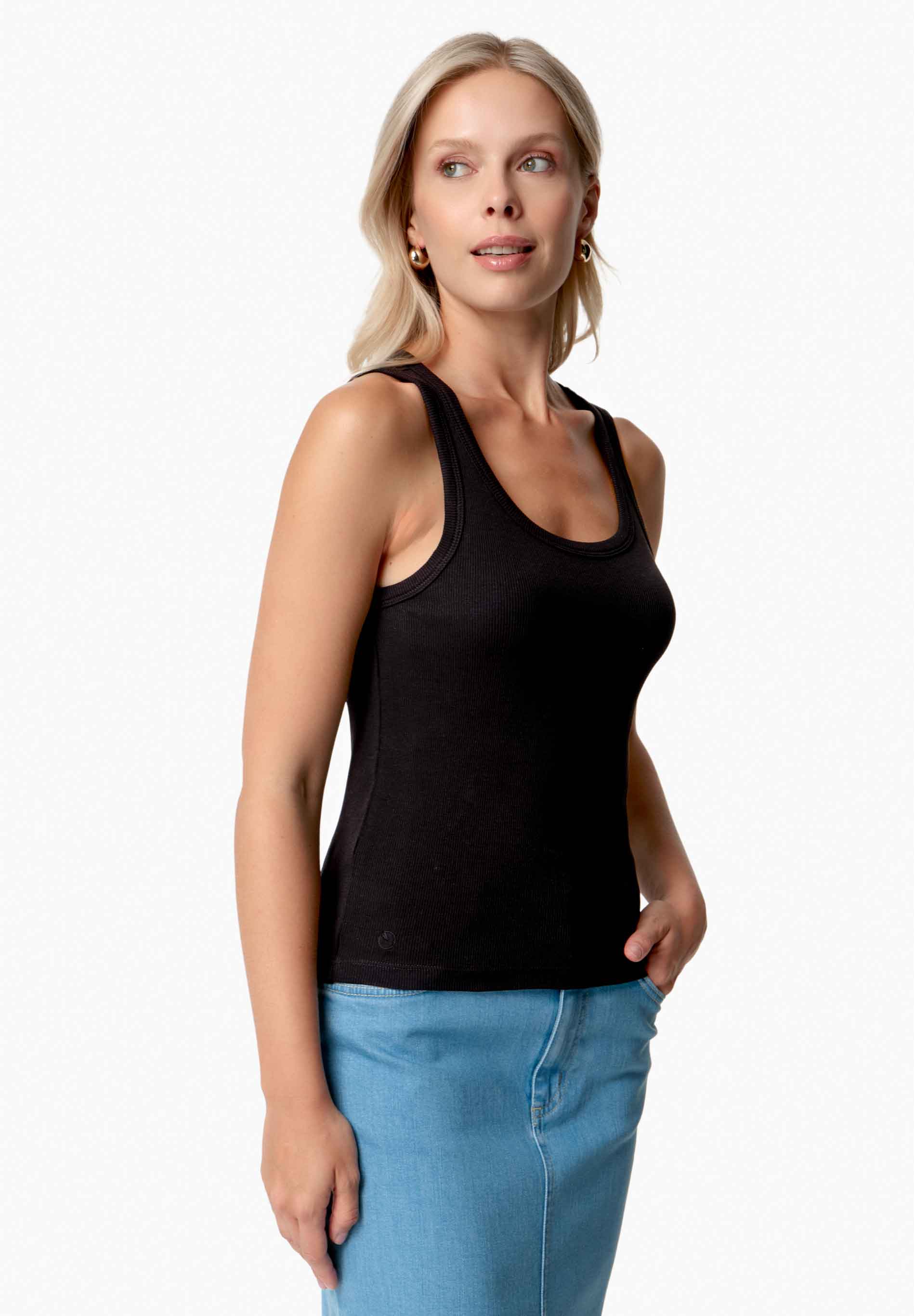 SOFFIA | Rib Top aus Bio-Baumwolle