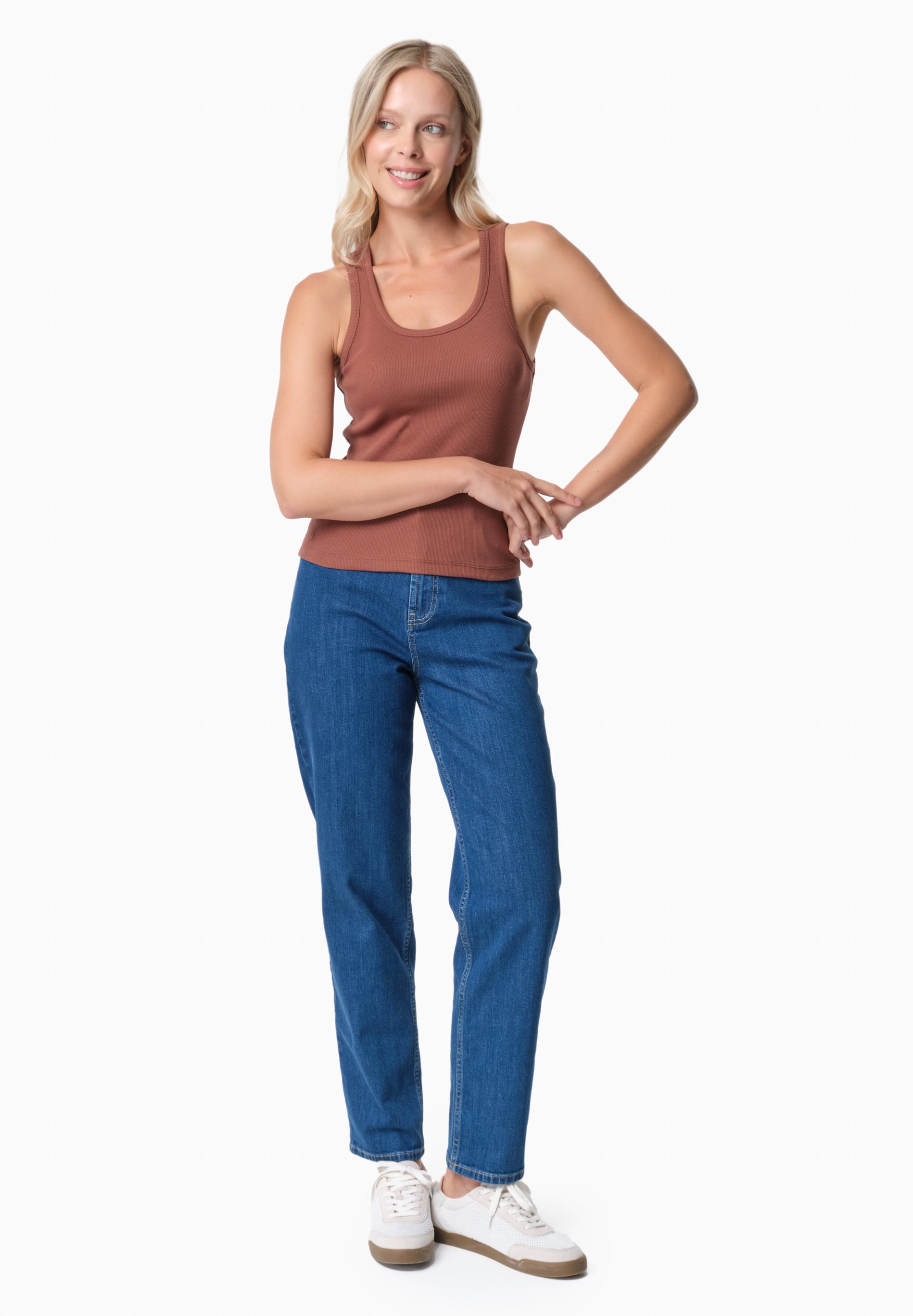 SOFFIA | Rib Top aus Bio-Baumwolle