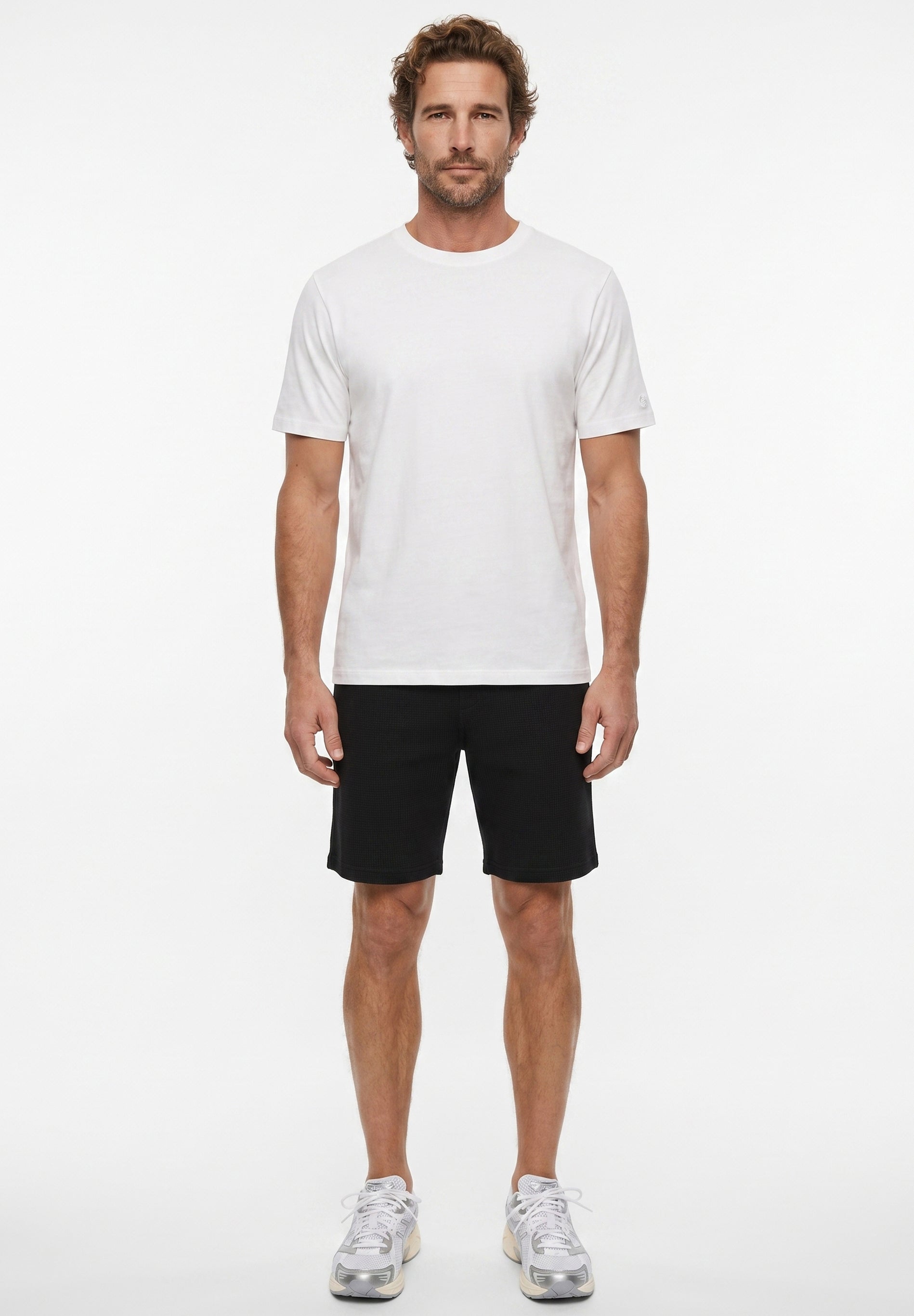 STEVVEN | Waffel-Shorts aus Bio-Baumwolle & recyceltem Polyester