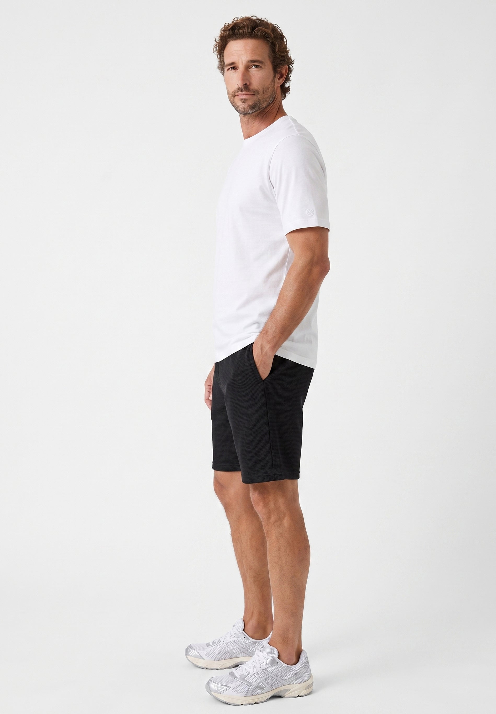 STEVVEN | Waffel-Shorts aus Bio-Baumwolle & recyceltem Polyester