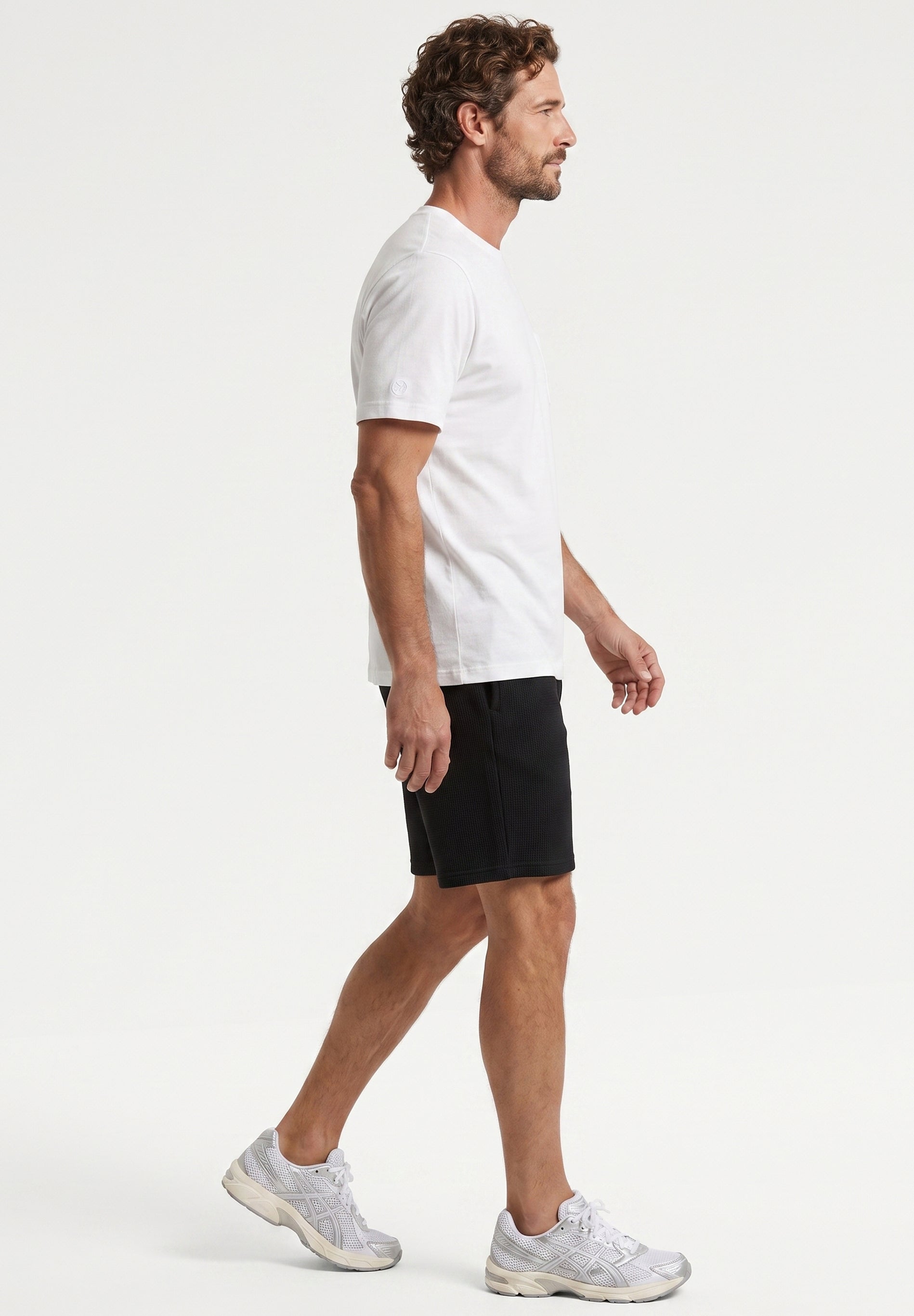 STEVVEN | Waffel-Shorts aus Bio-Baumwolle & recyceltem Polyester