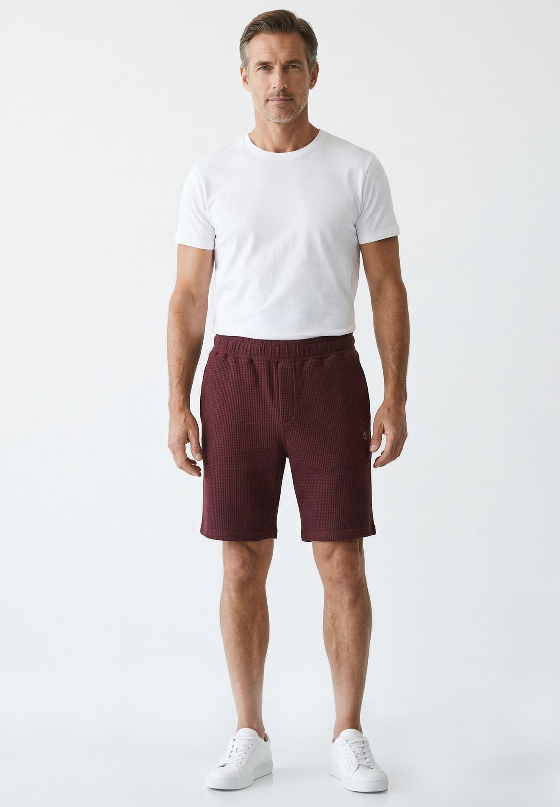 STEVVEN | Waffel-Shorts aus Bio-Baumwolle & recyceltem Polyester