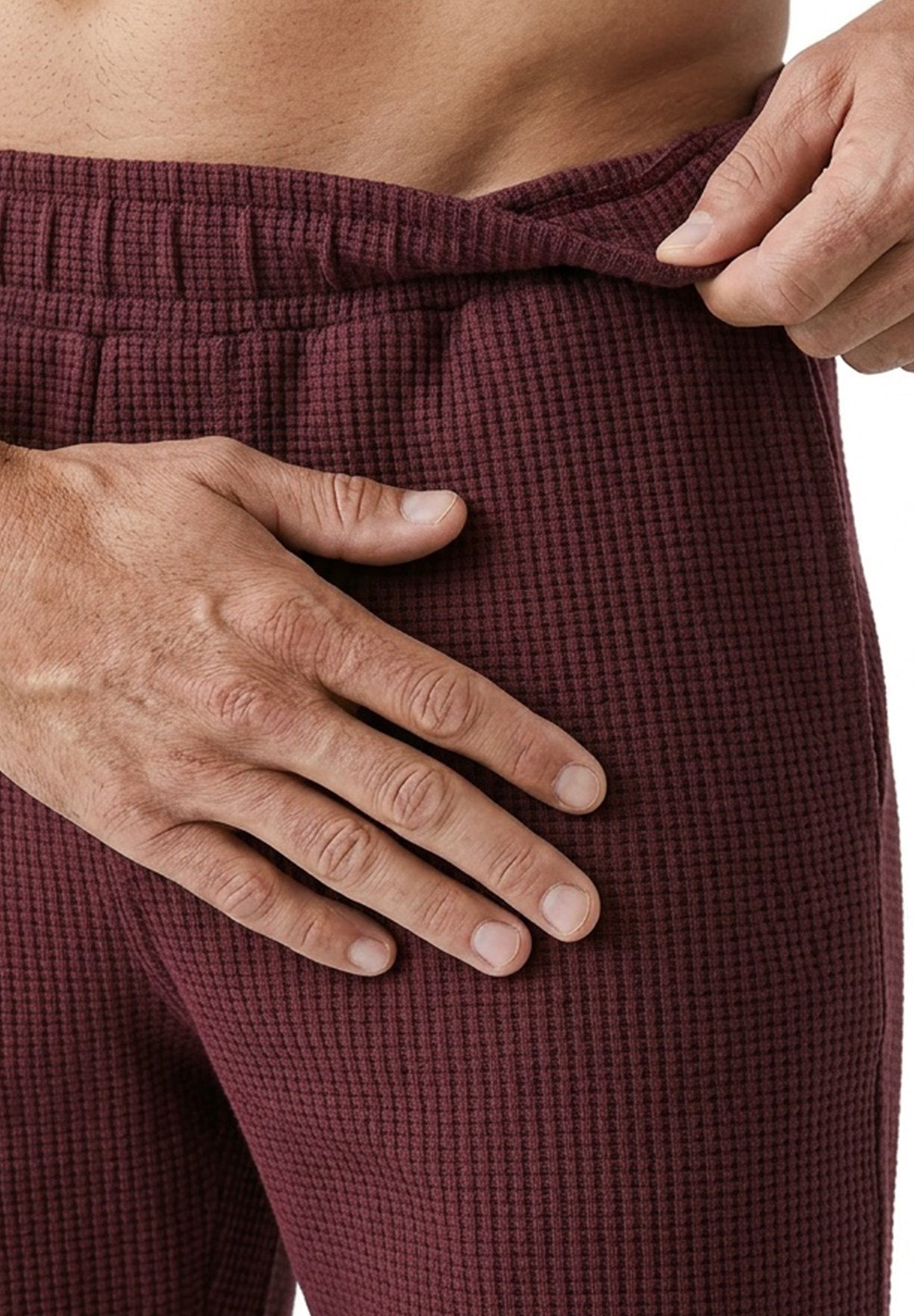 STEVVEN | Waffel-Shorts aus Bio-Baumwolle & recyceltem Polyester