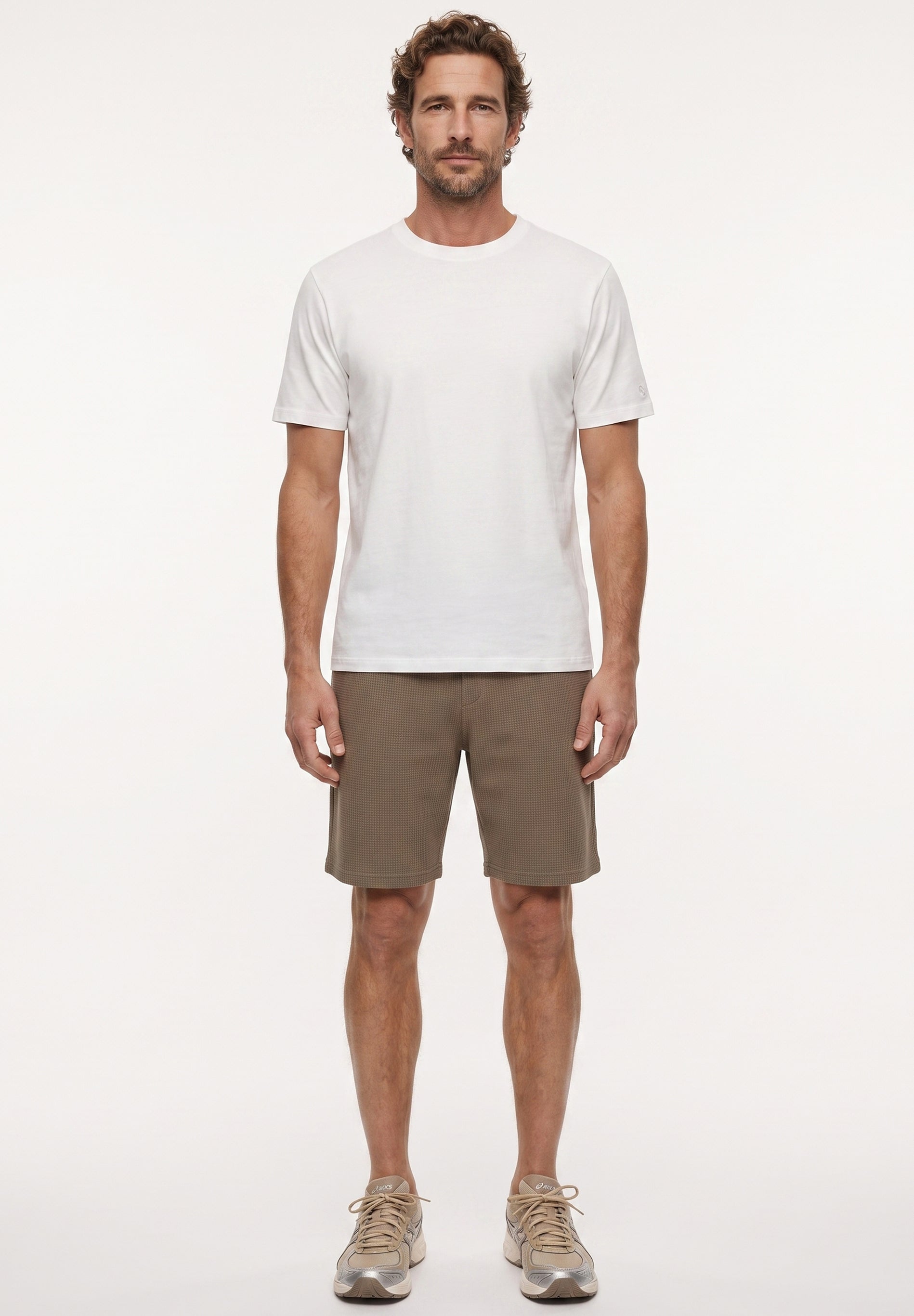 STEVVEN | Waffel-Shorts aus Bio-Baumwolle & recyceltem Polyester