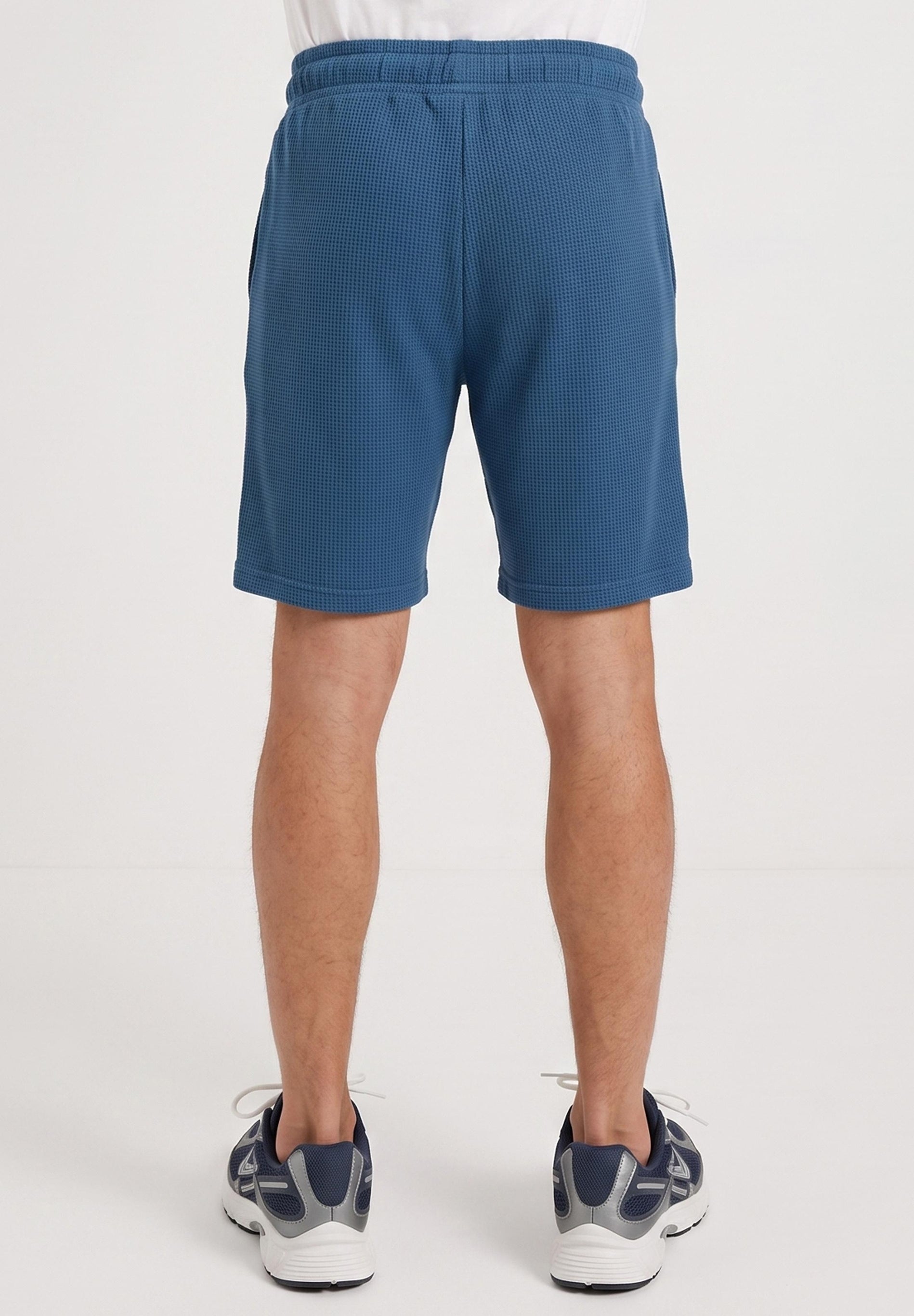 STEVVEN | Waffel-Shorts aus Bio-Baumwolle & recyceltem Polyester