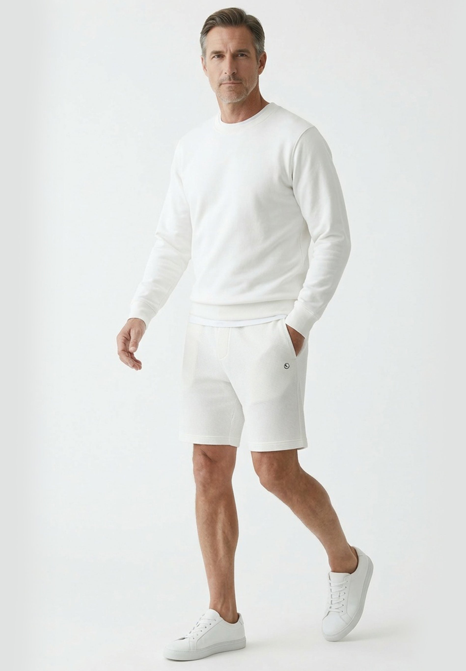 STEVVEN | Waffel-Shorts aus Bio-Baumwolle & recyceltem Polyester