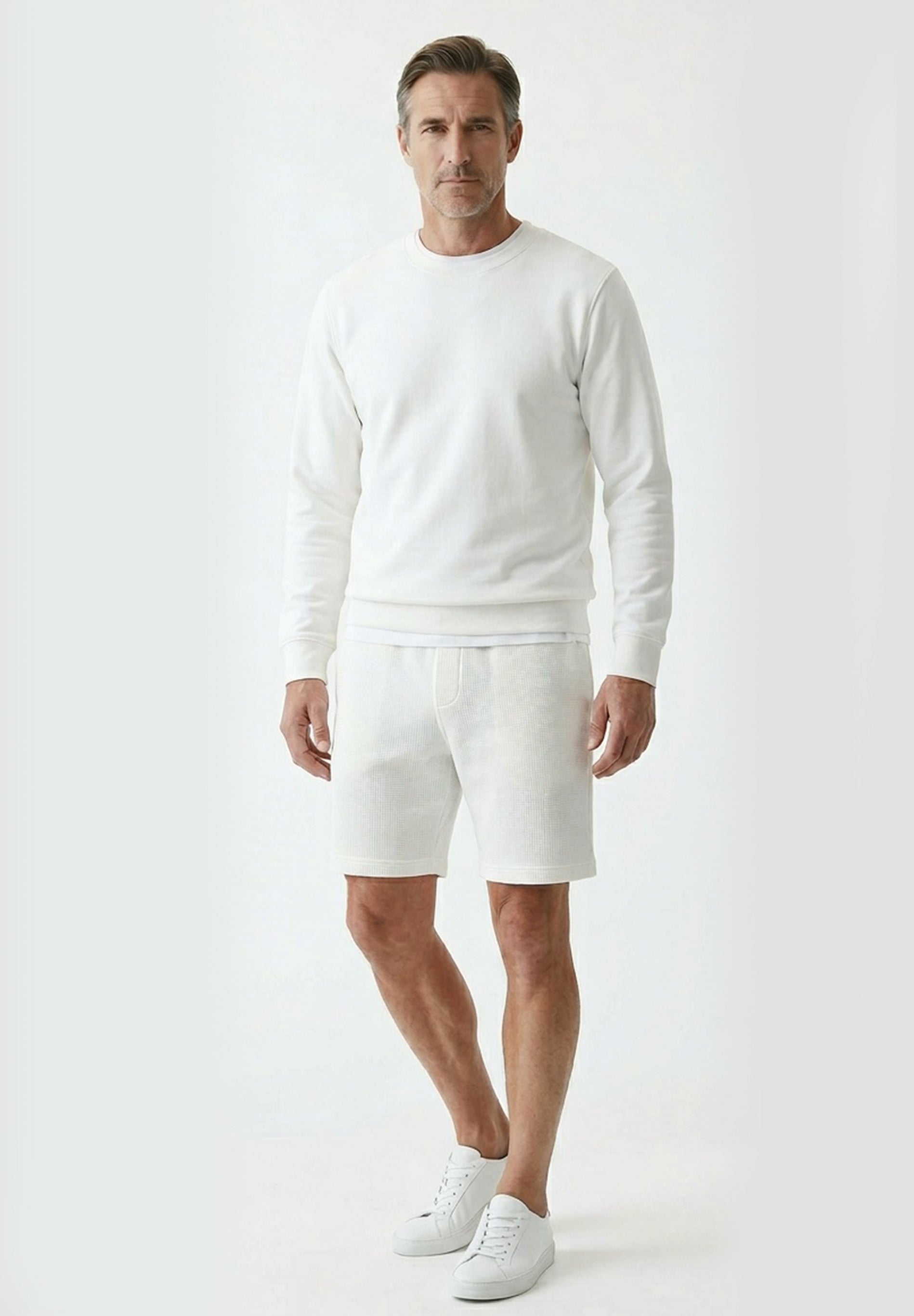 STEVVEN | Waffel-Shorts aus Bio-Baumwolle & recyceltem Polyester