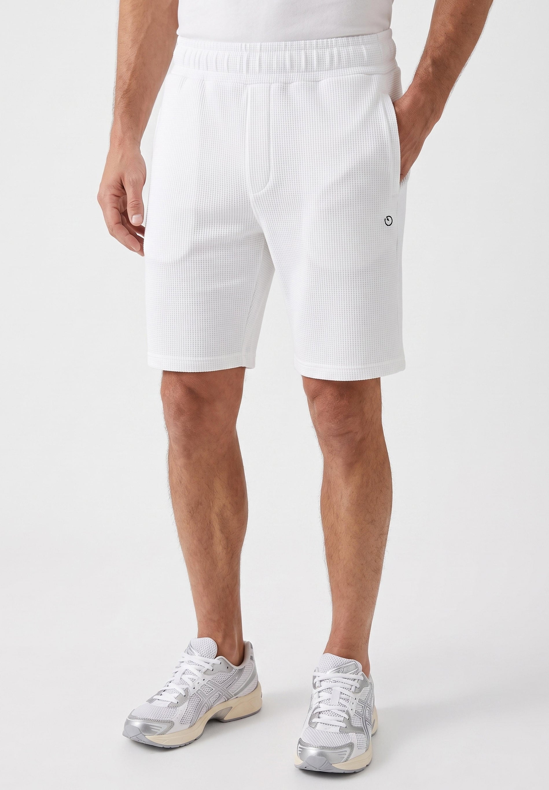STEVVEN | Waffel-Shorts aus Bio-Baumwolle & recyceltem Polyester