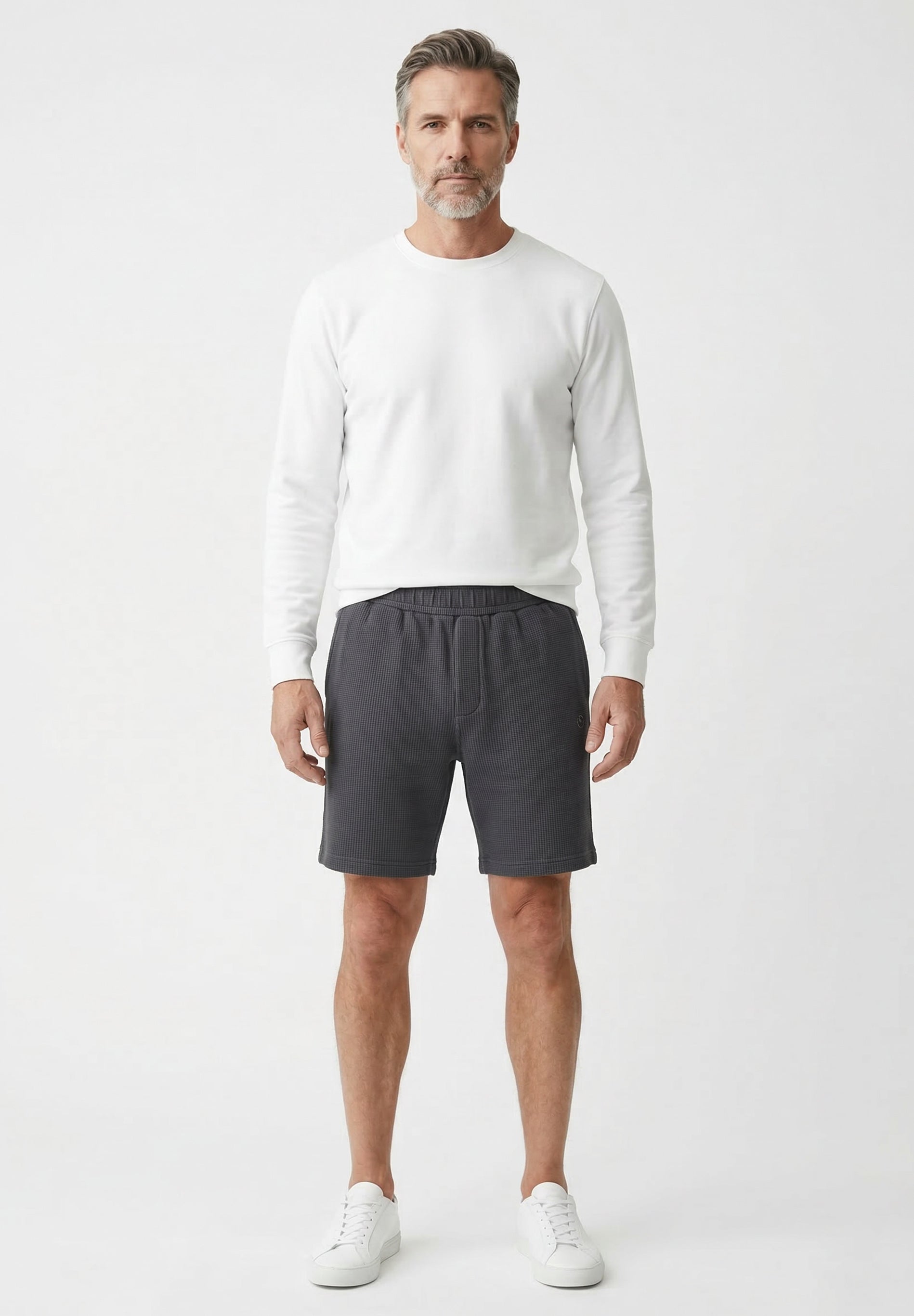 STEVVEN | Waffel-Shorts aus Bio-Baumwolle & recyceltem Polyester