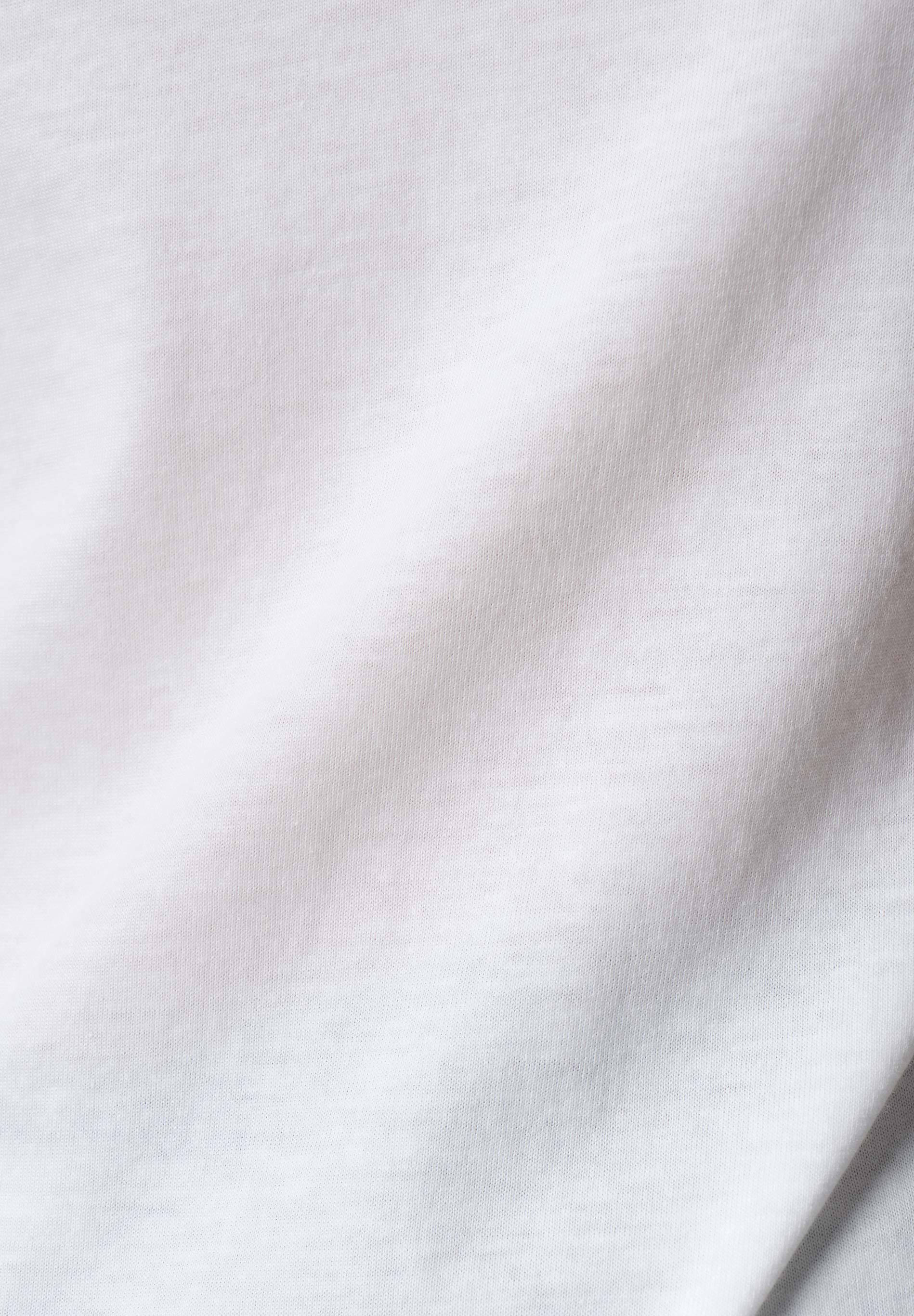TAMARRA | T-Shirt aus TENCEL™ Modal und Bio-Baumwolle mit V-Ausschnitt