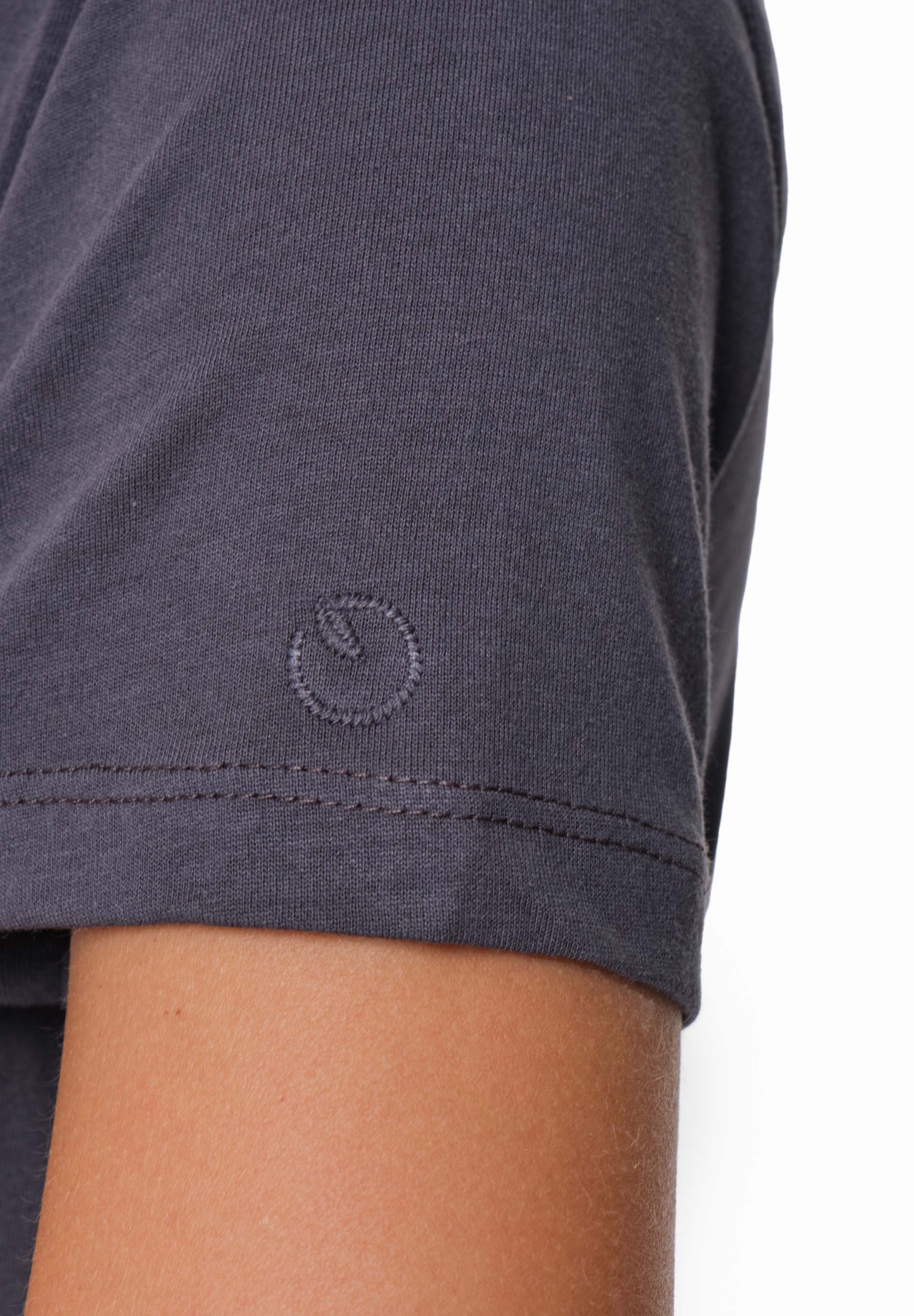 TAMARRA | T-Shirt aus TENCEL™ Modal und Bio-Baumwolle mit V-Ausschnitt
