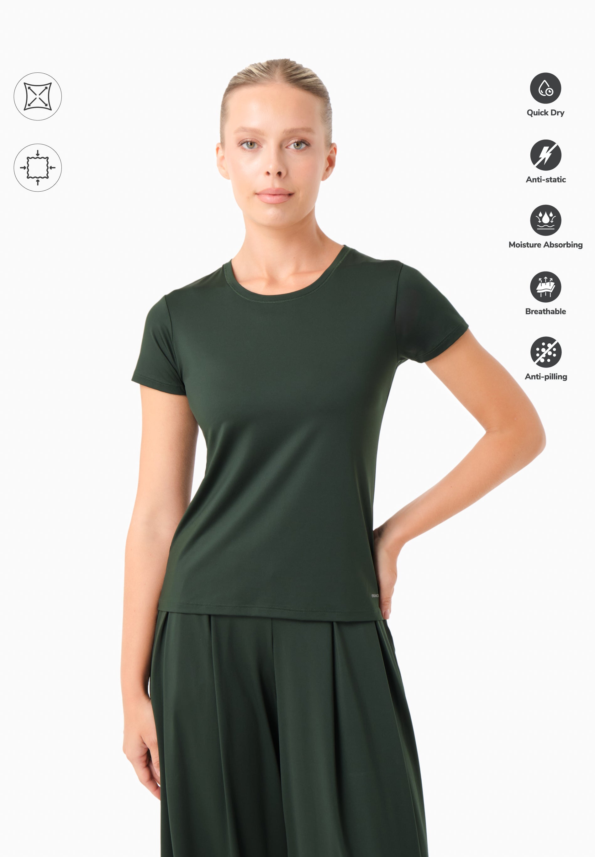 TATTUM | Sportliches T-Shirt aus recyceltem Polyamid