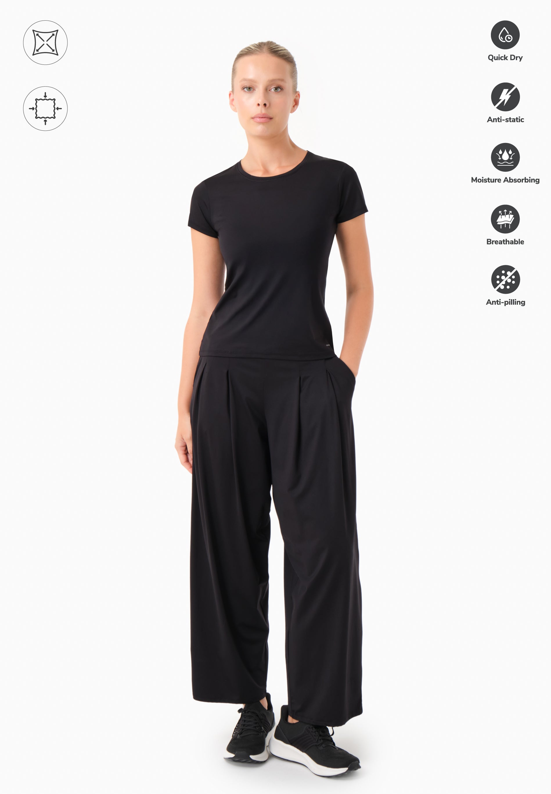 TATTUM | Sportliches T-Shirt aus recyceltem Polyamid