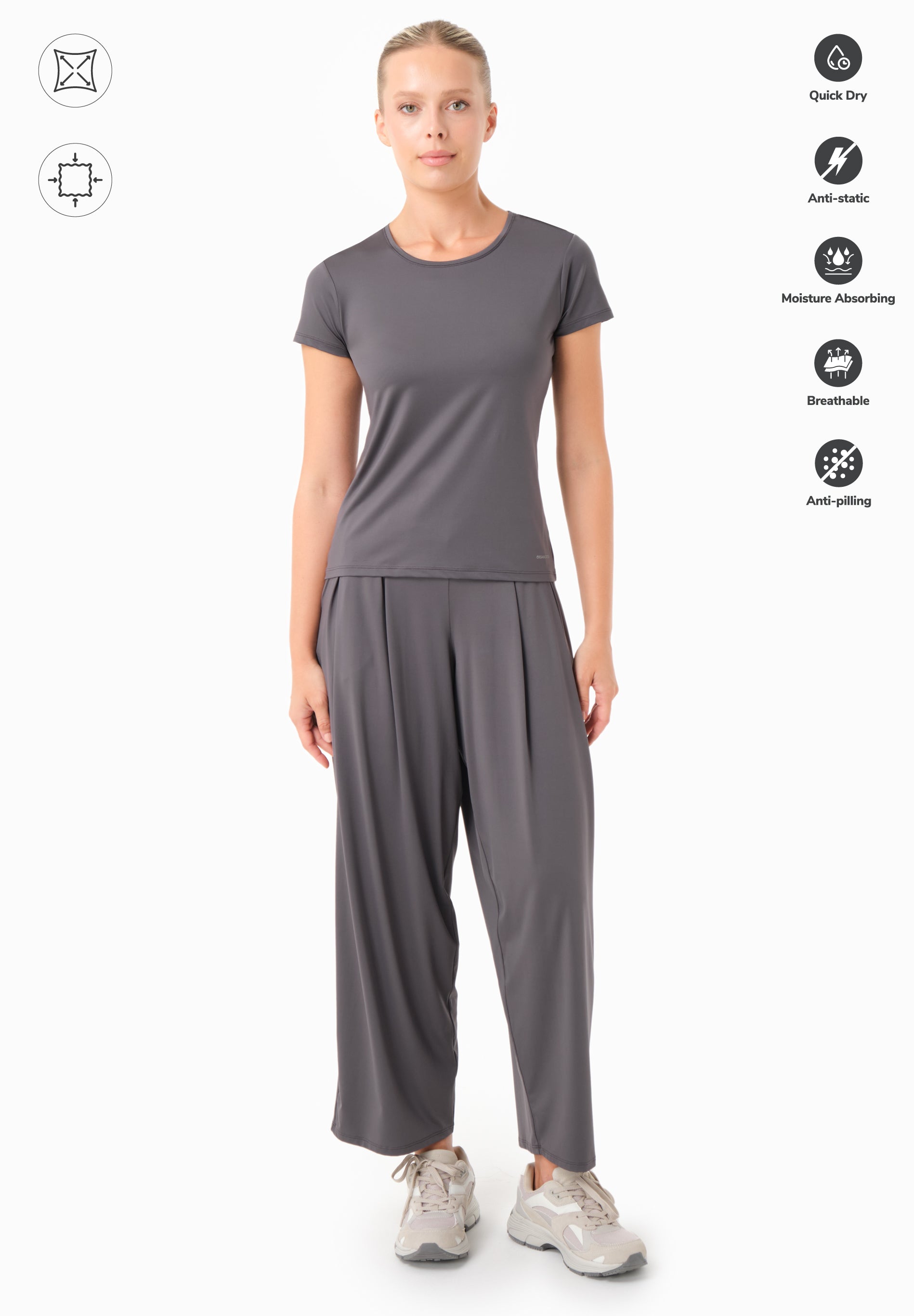 TATTUM | Sportliches T-Shirt aus recyceltem Polyamid