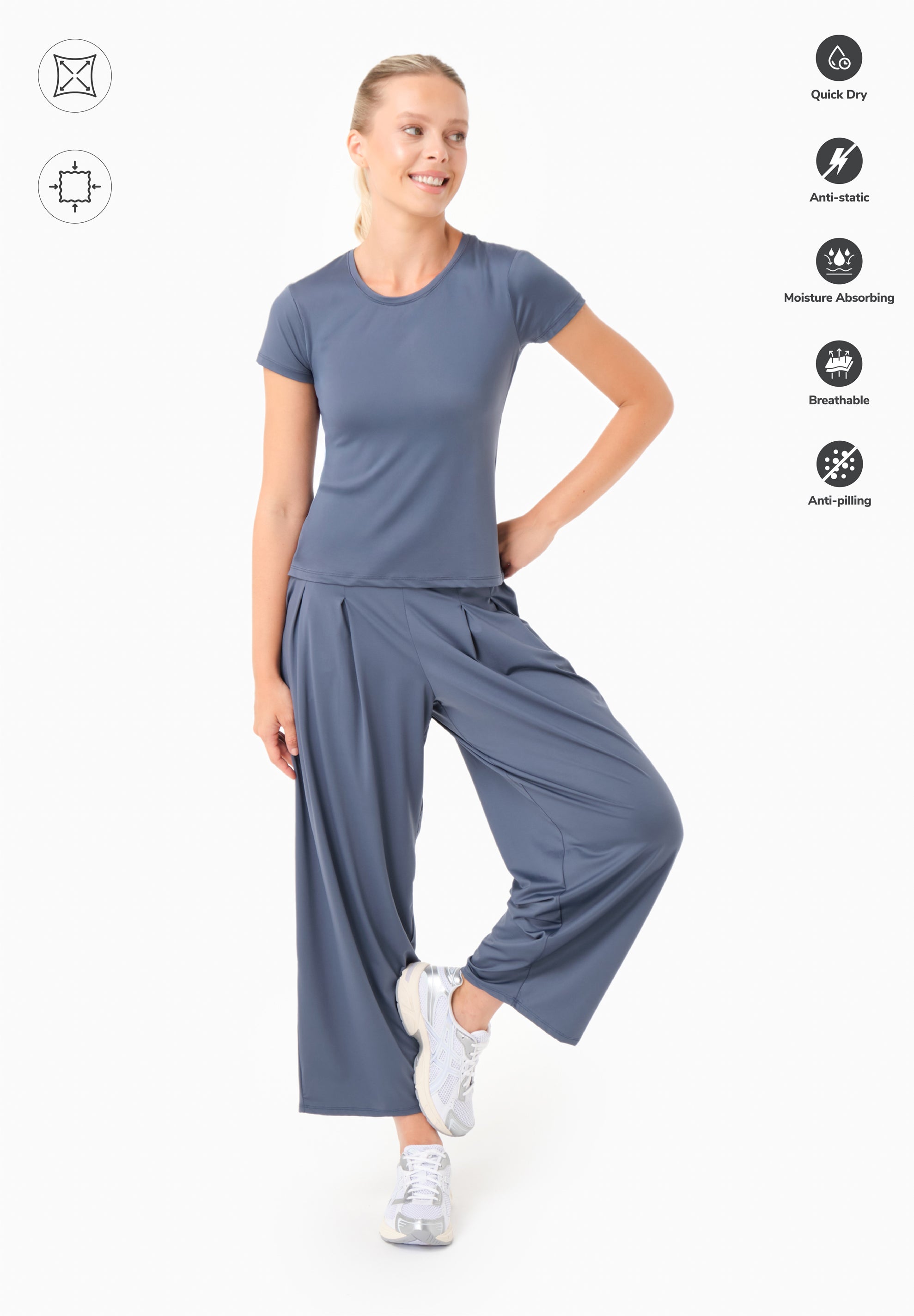 TATTUM | Sportliches T-Shirt aus recyceltem Polyamid