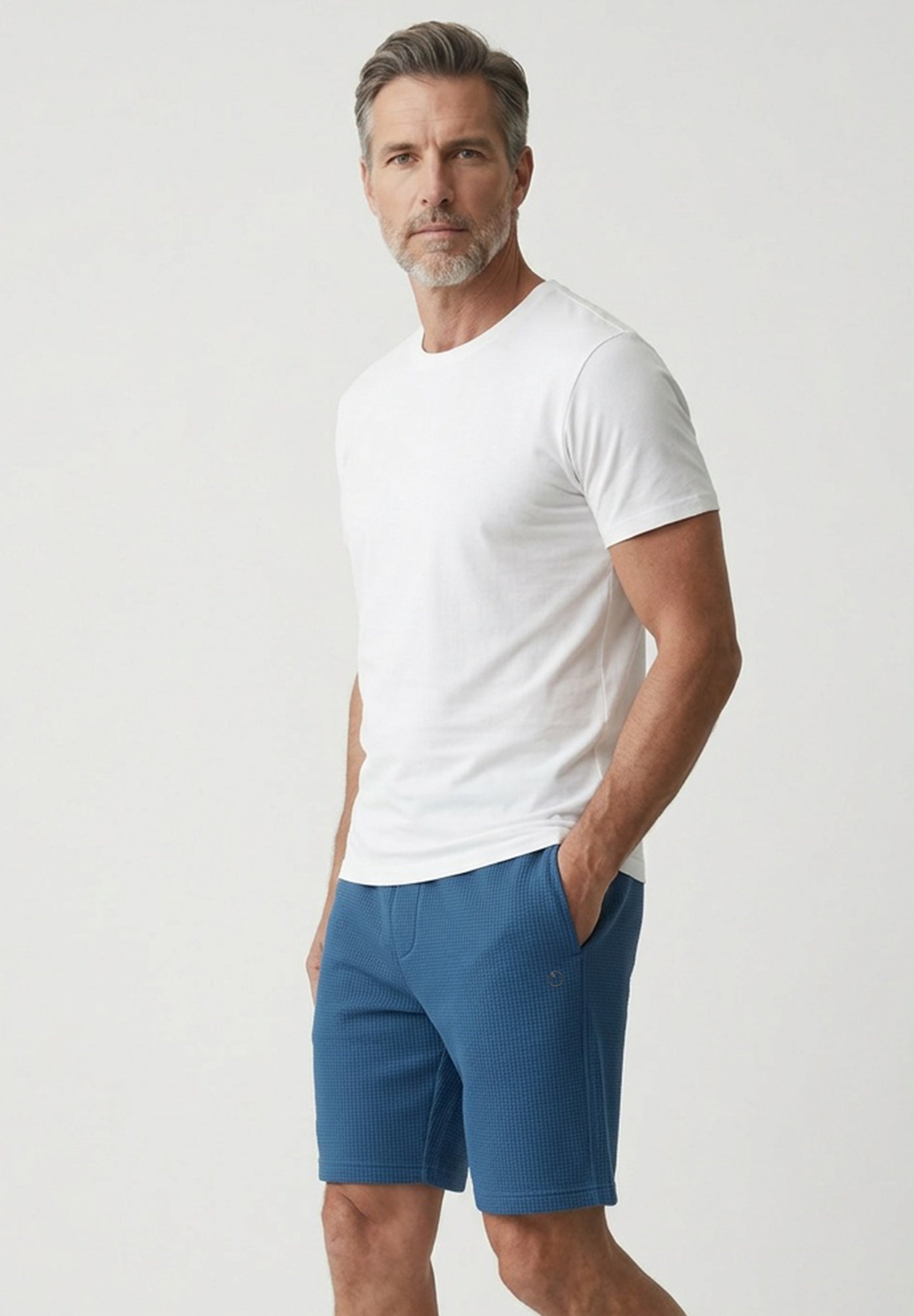 STEVVEN | Waffel-Shorts aus Bio-Baumwolle & recyceltem Polyester