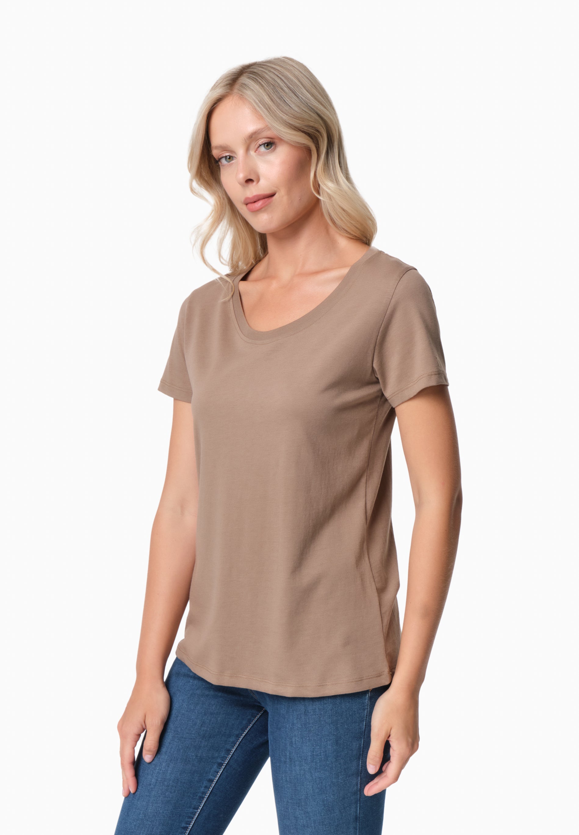TIJEEN | T-Shirt aus TENCEL™ Modal und Bio-Baumwolle