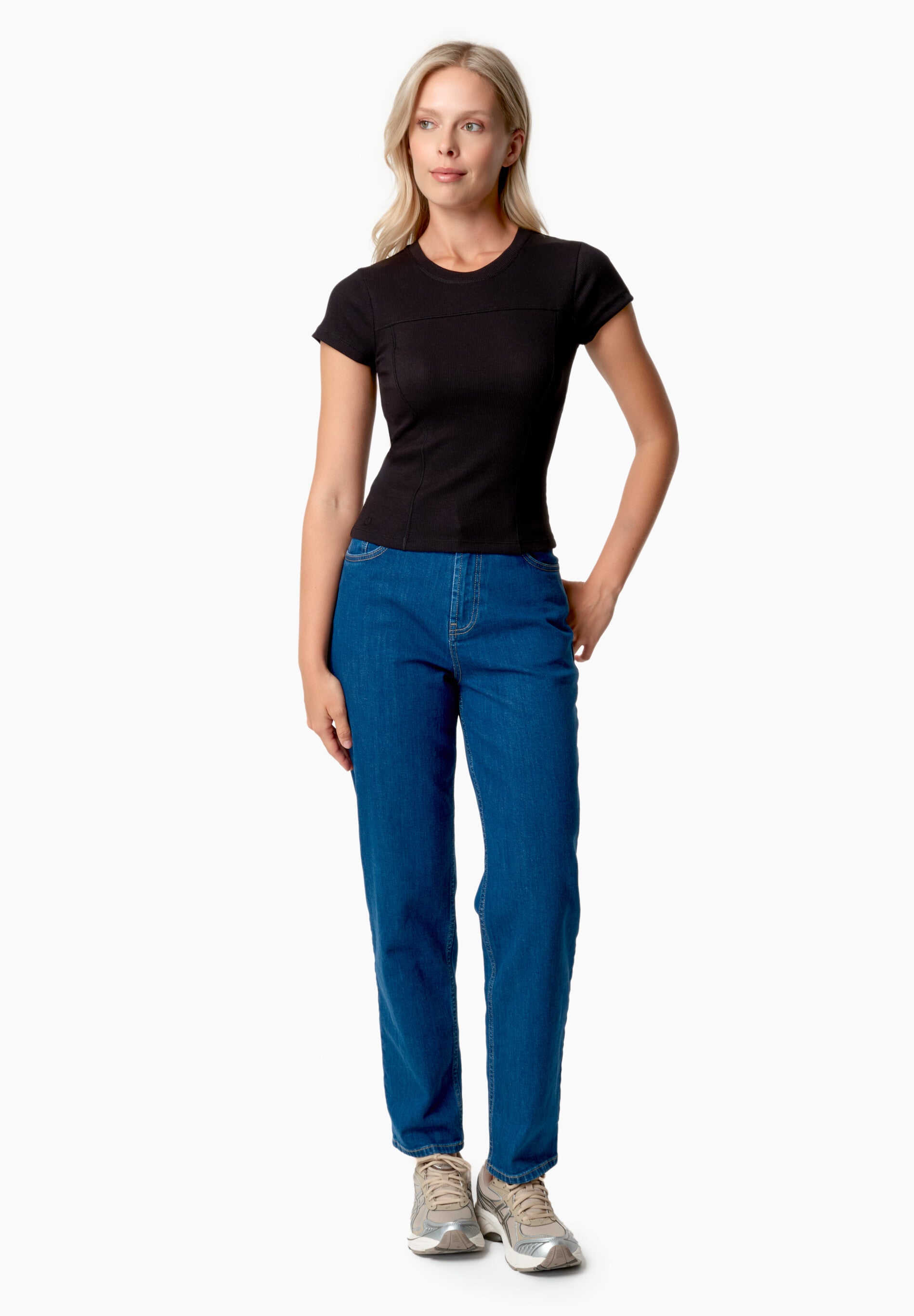 TILLDA | Rib T-Shirt aus TENCEL™ Modal und Bio-Baumwolle