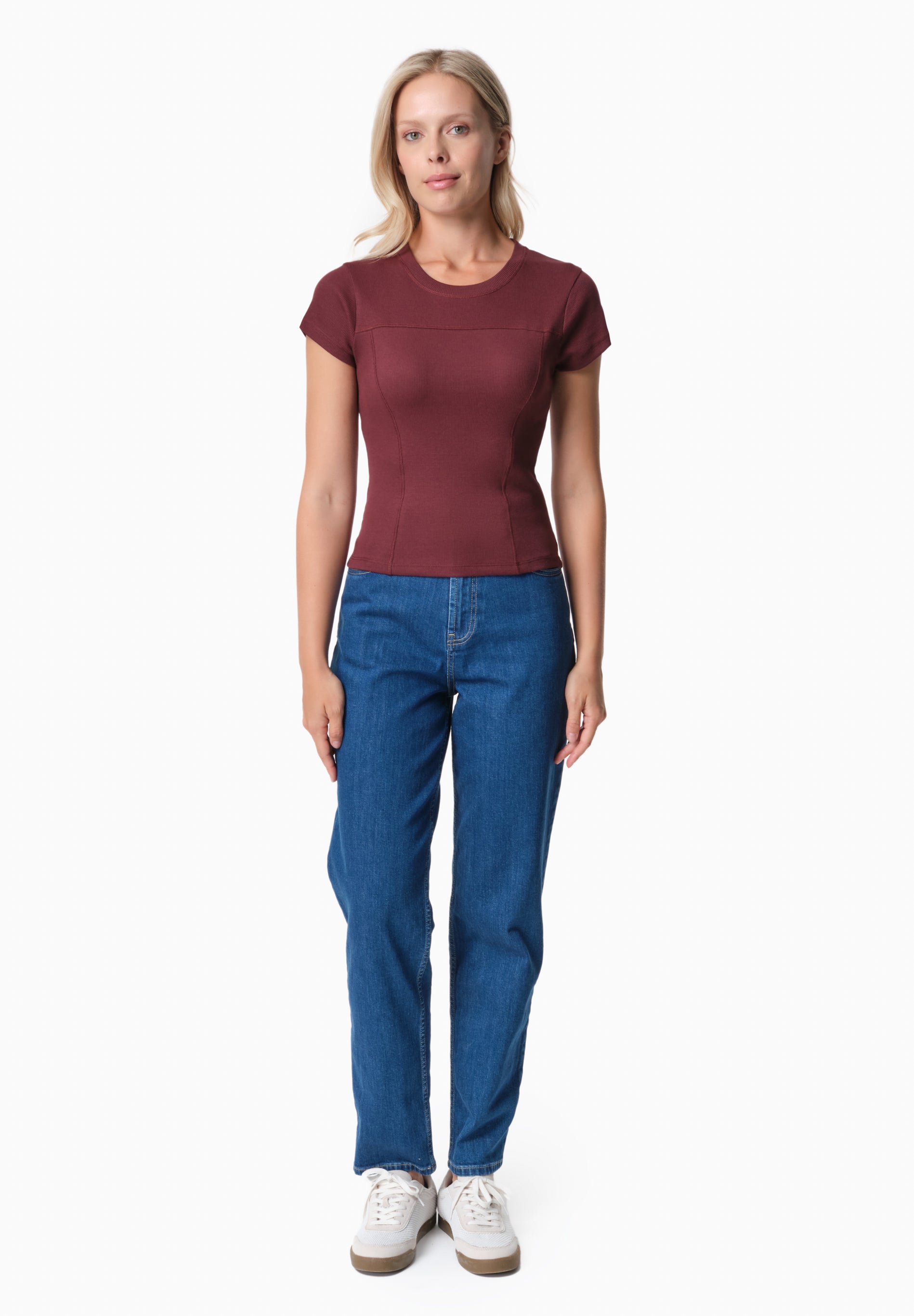 TILLDA | Rib T-Shirt aus TENCEL™ Modal und Bio-Baumwolle