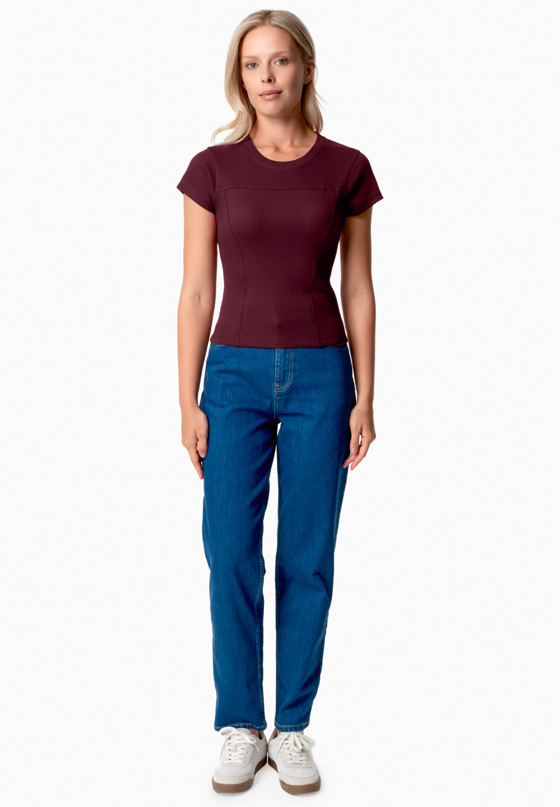 TILLDA | Rib T-Shirt aus TENCEL™ Modal und Bio-Baumwolle