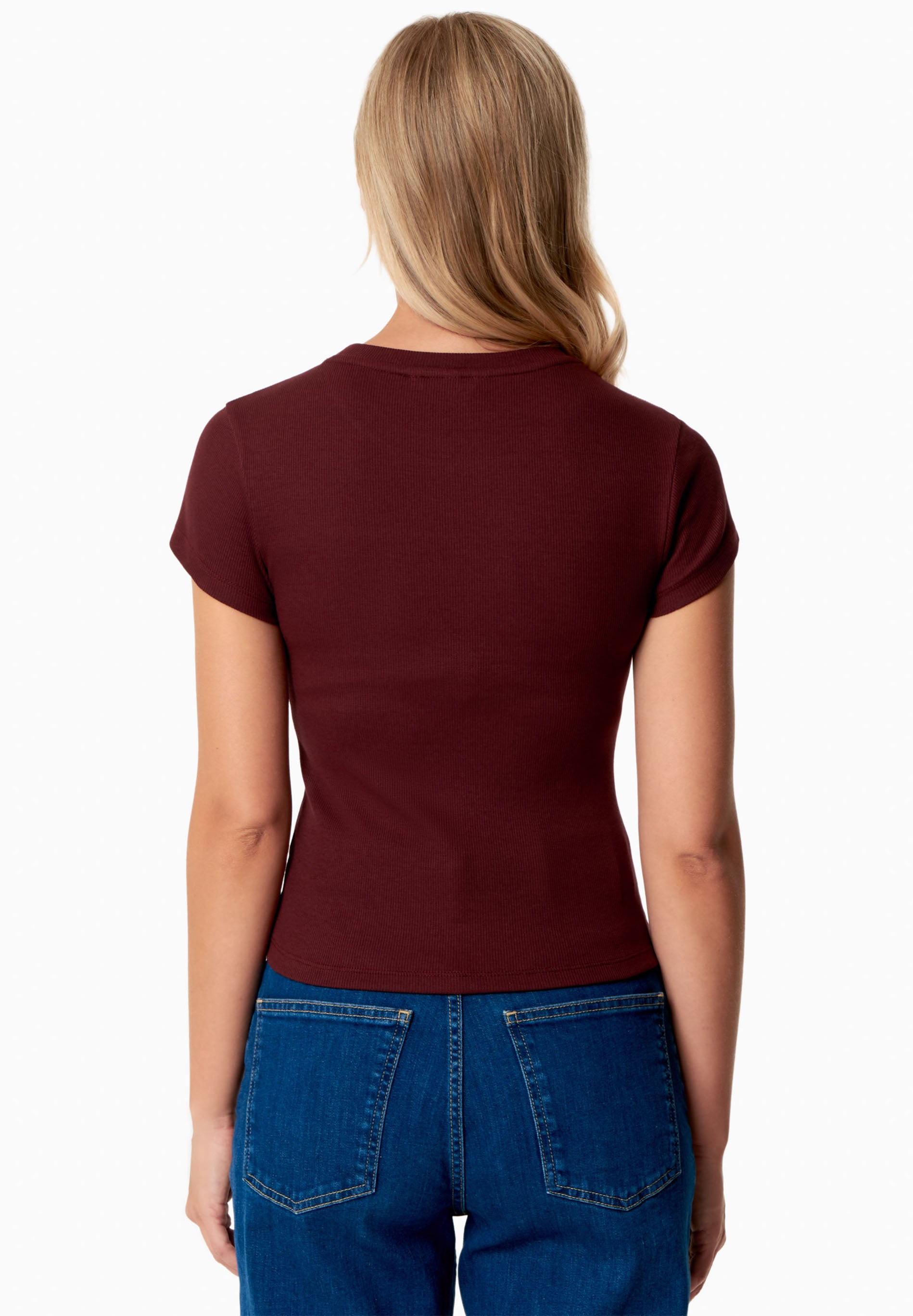 TILLDA | Rib T-Shirt aus TENCEL™ Modal und Bio-Baumwolle