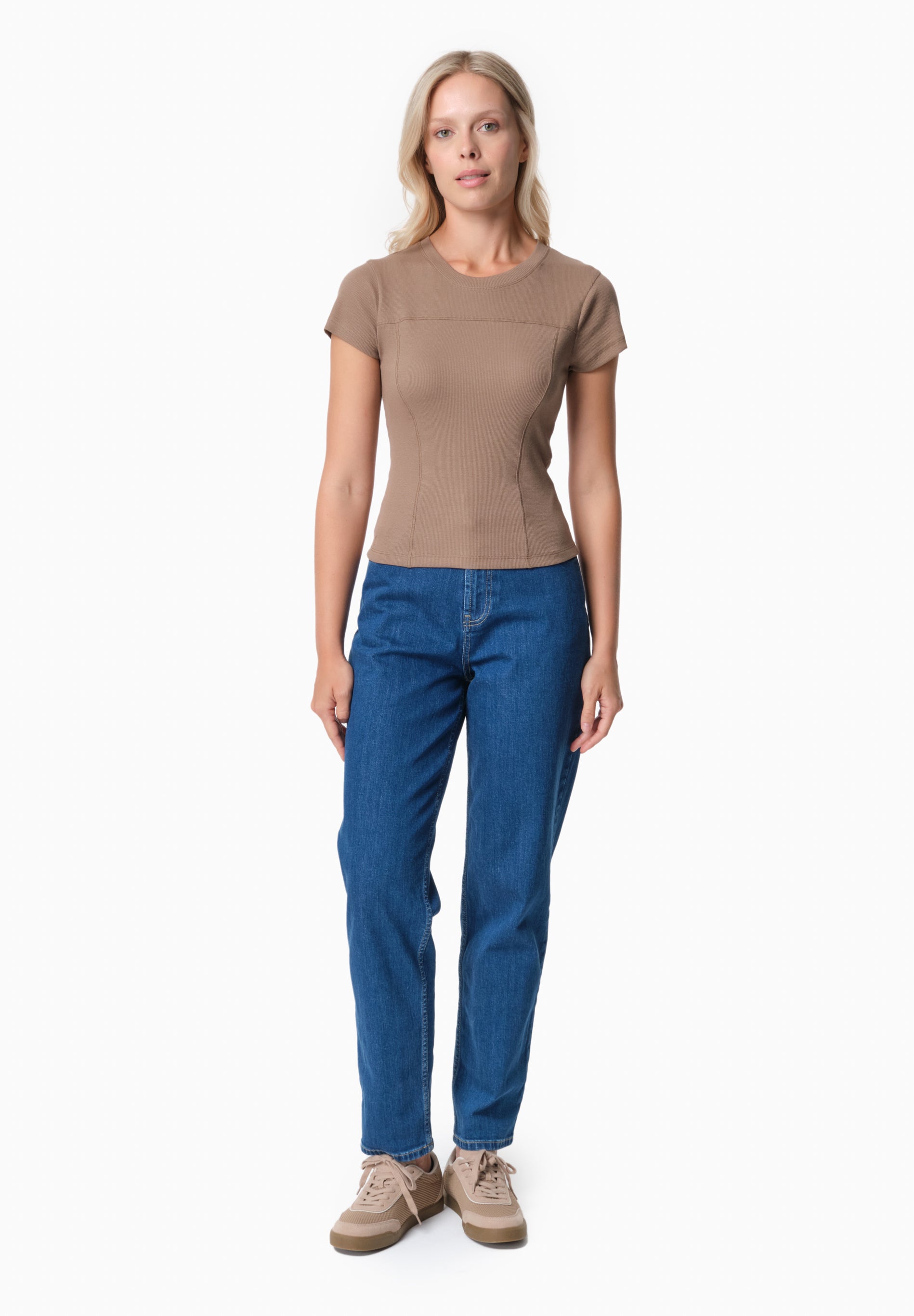 TILLDA | Rib T-Shirt aus TENCEL™ Modal und Bio-Baumwolle