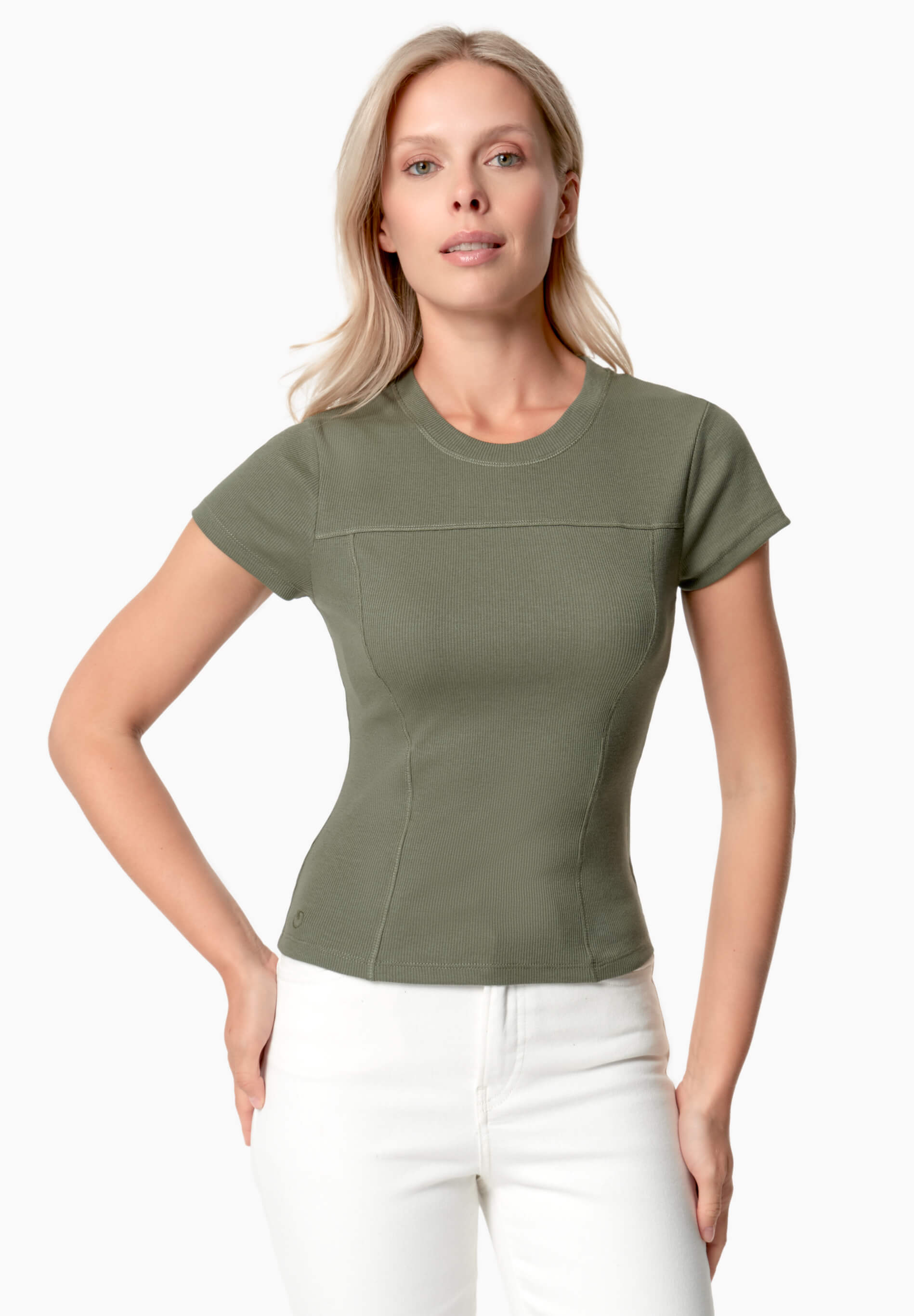TILLDA | Rib T-Shirt aus TENCEL™ Modal und Bio-Baumwolle
