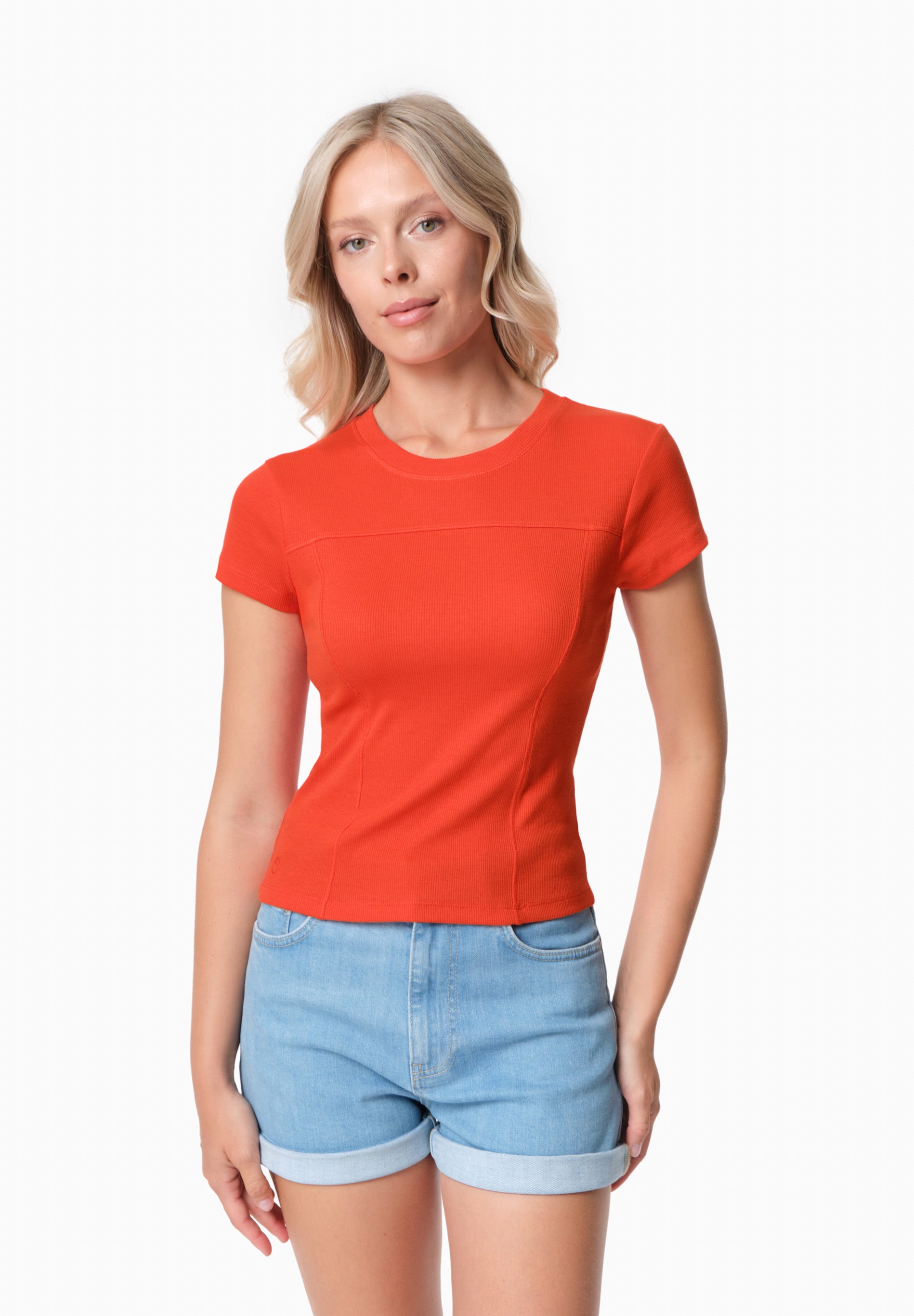 TILLDA | Rib T-Shirt aus TENCEL™ Modal und Bio-Baumwolle