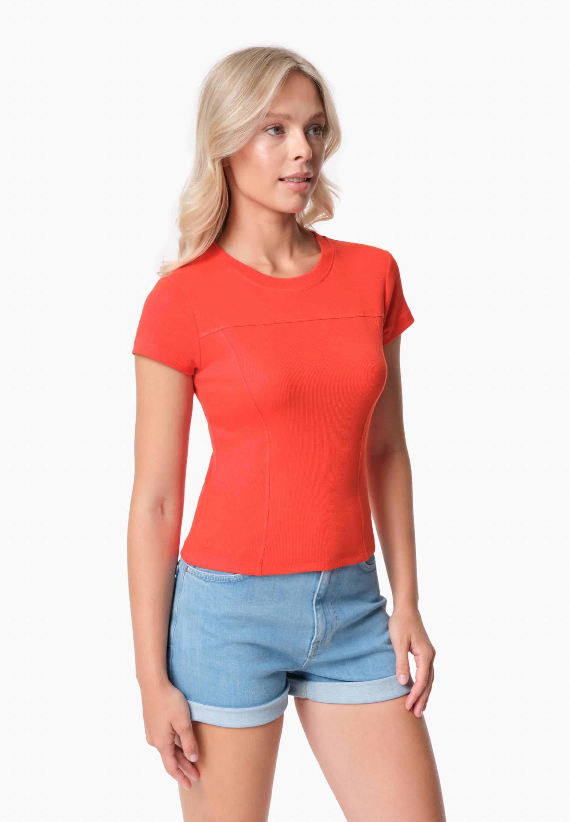 TILLDA | Rib T-Shirt aus TENCEL™ Modal und Bio-Baumwolle