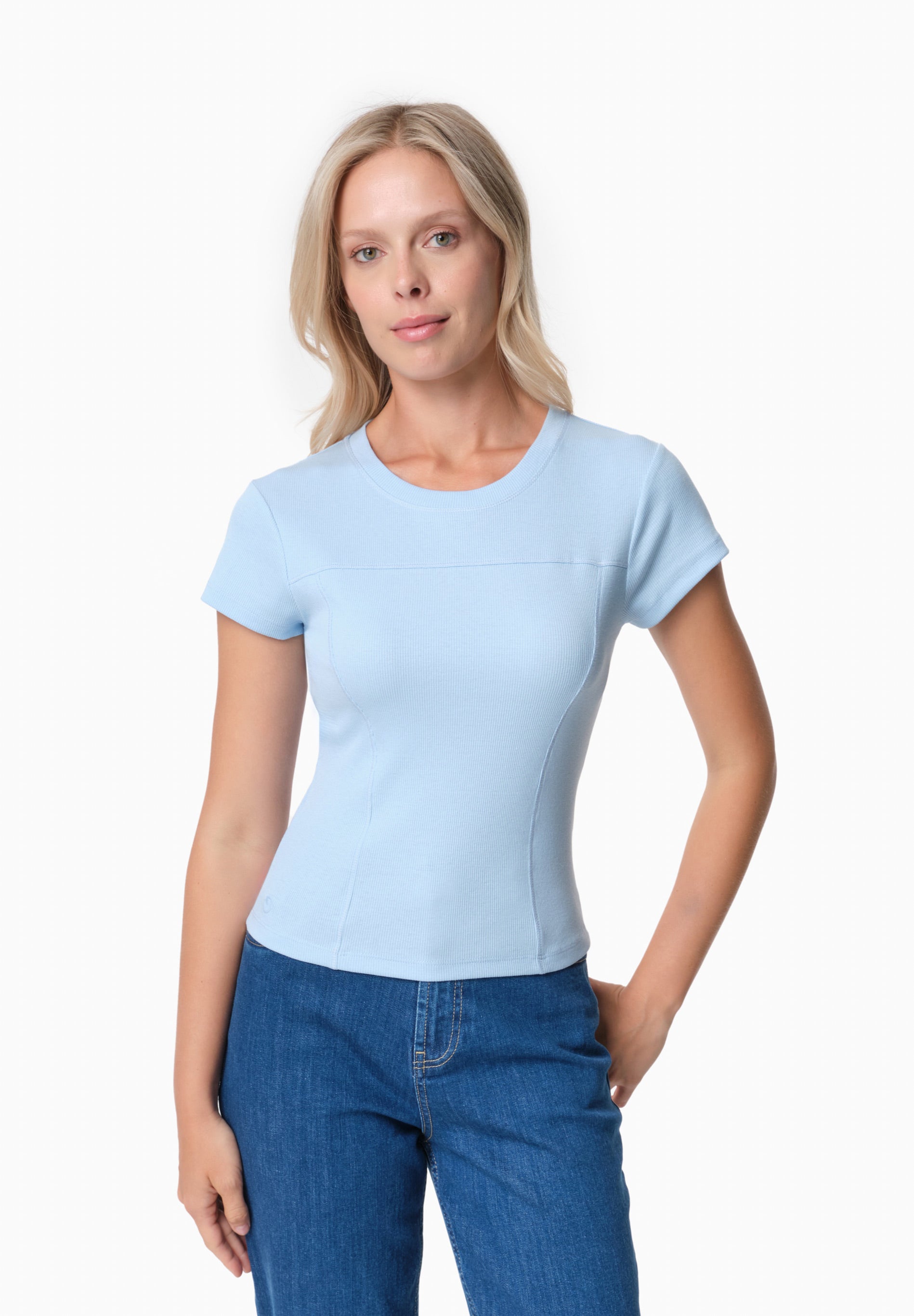 TILLDA | Rib T-Shirt aus TENCEL™ Modal und Bio-Baumwolle