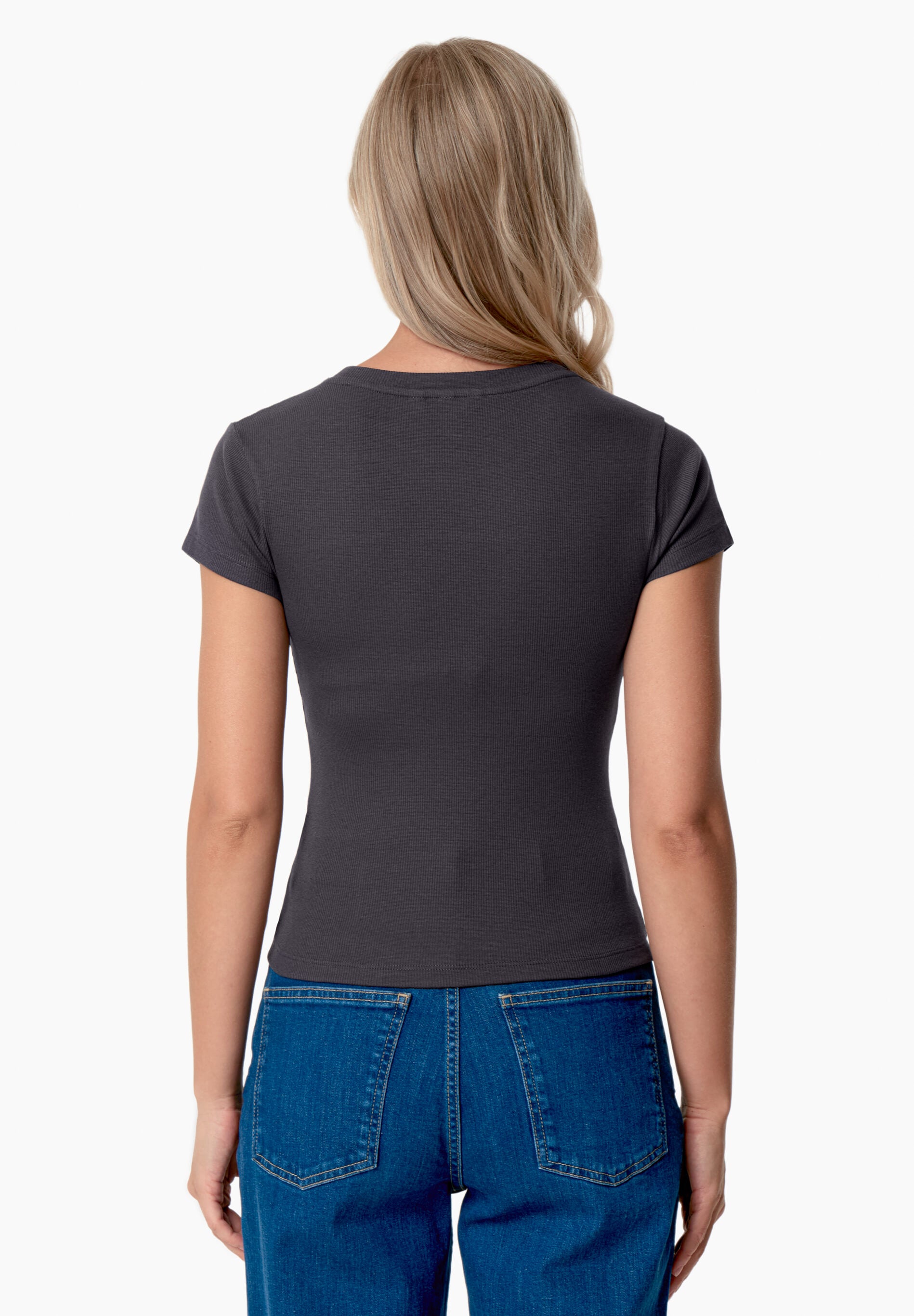 TILLDA | Rib T-Shirt aus TENCEL™ Modal und Bio-Baumwolle