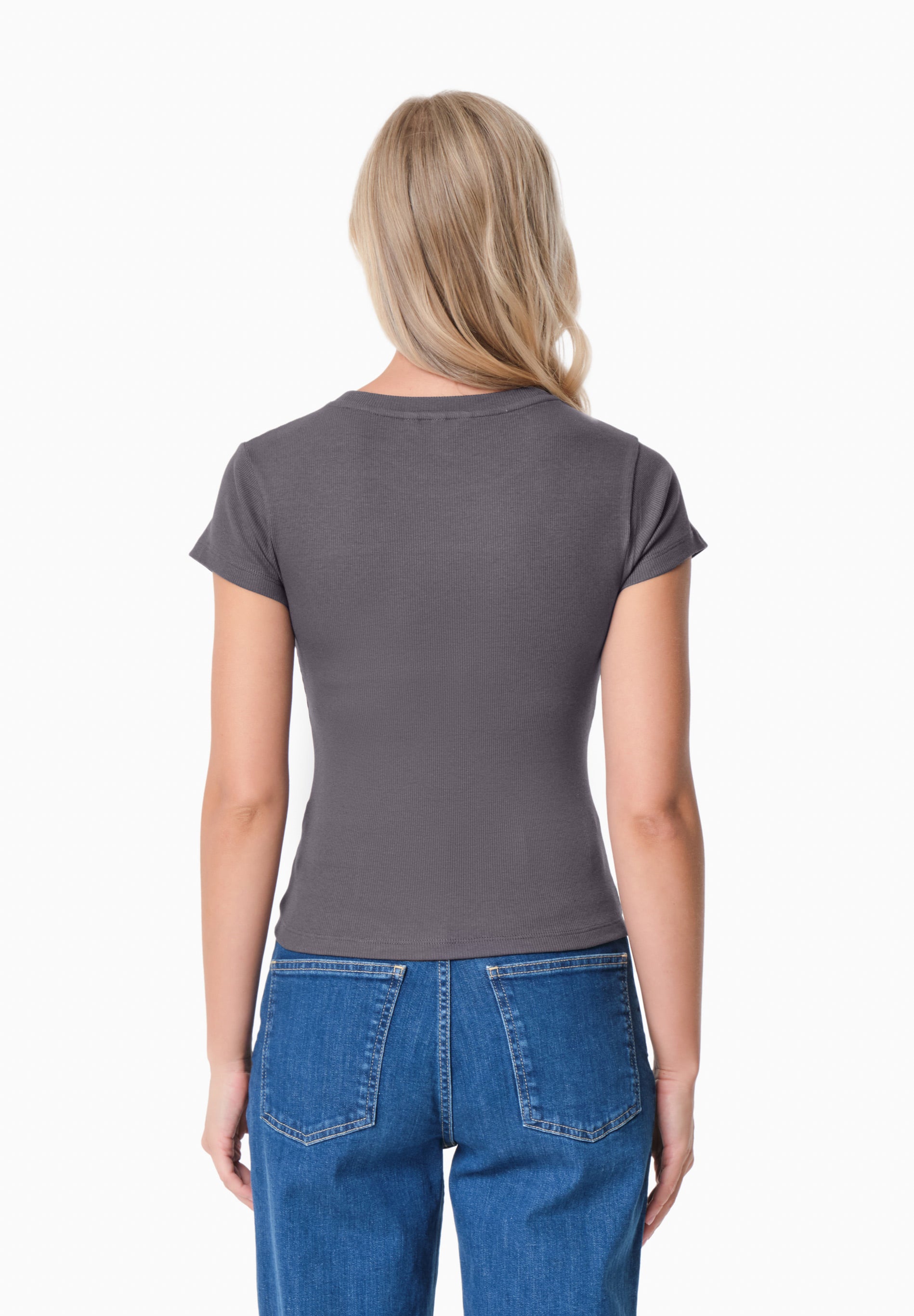 TILLDA | Rib T-Shirt aus TENCEL™ Modal und Bio-Baumwolle